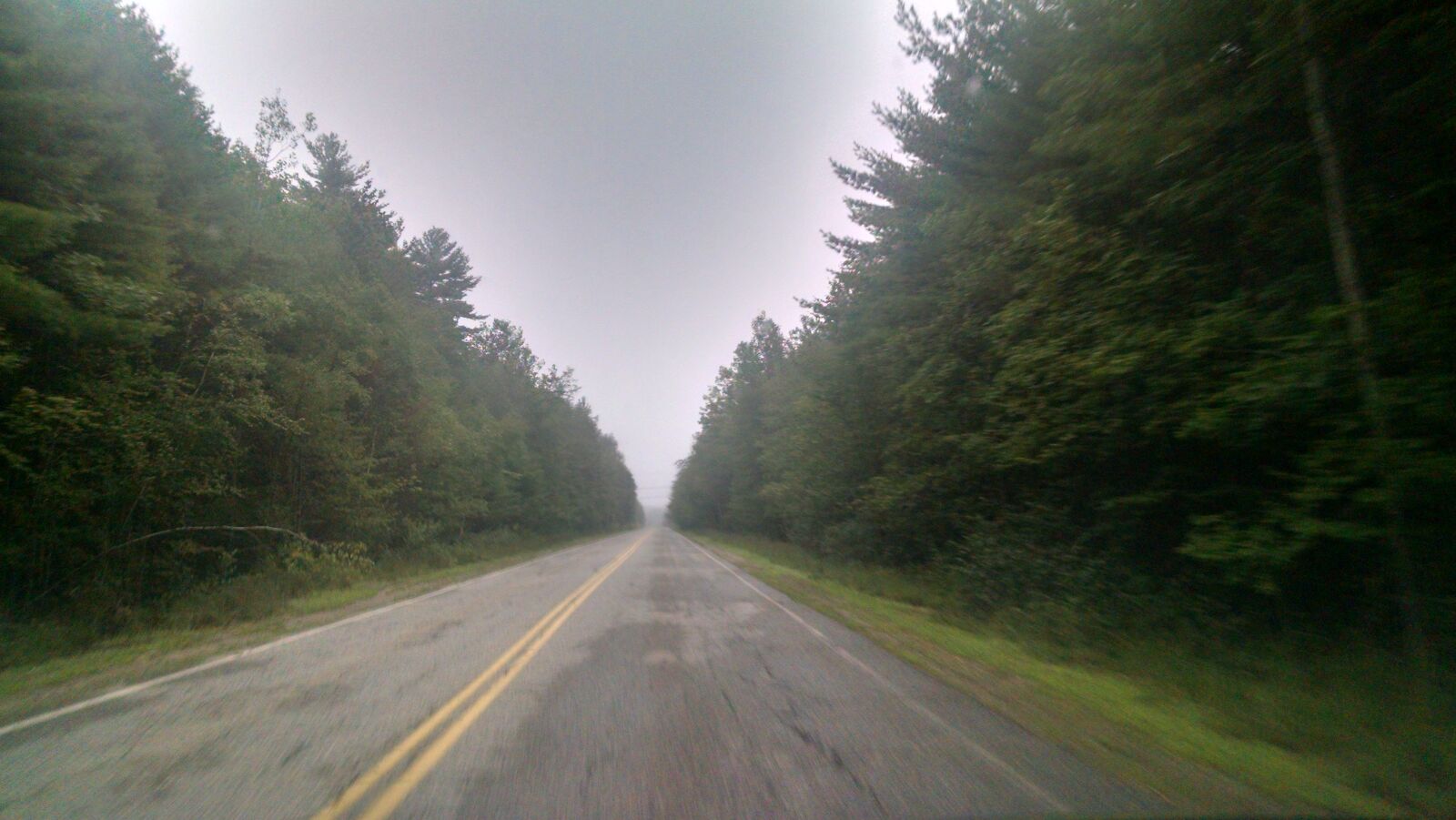 Motorola Moto X (1st Gen) sample photo. Clouds, fog, lonely, road photography
