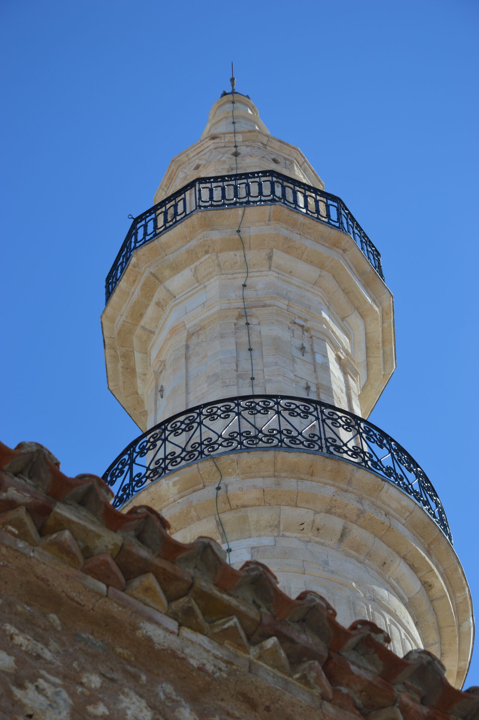 Nikon D3200 sample photo. Mosque, minaret, crete photography
