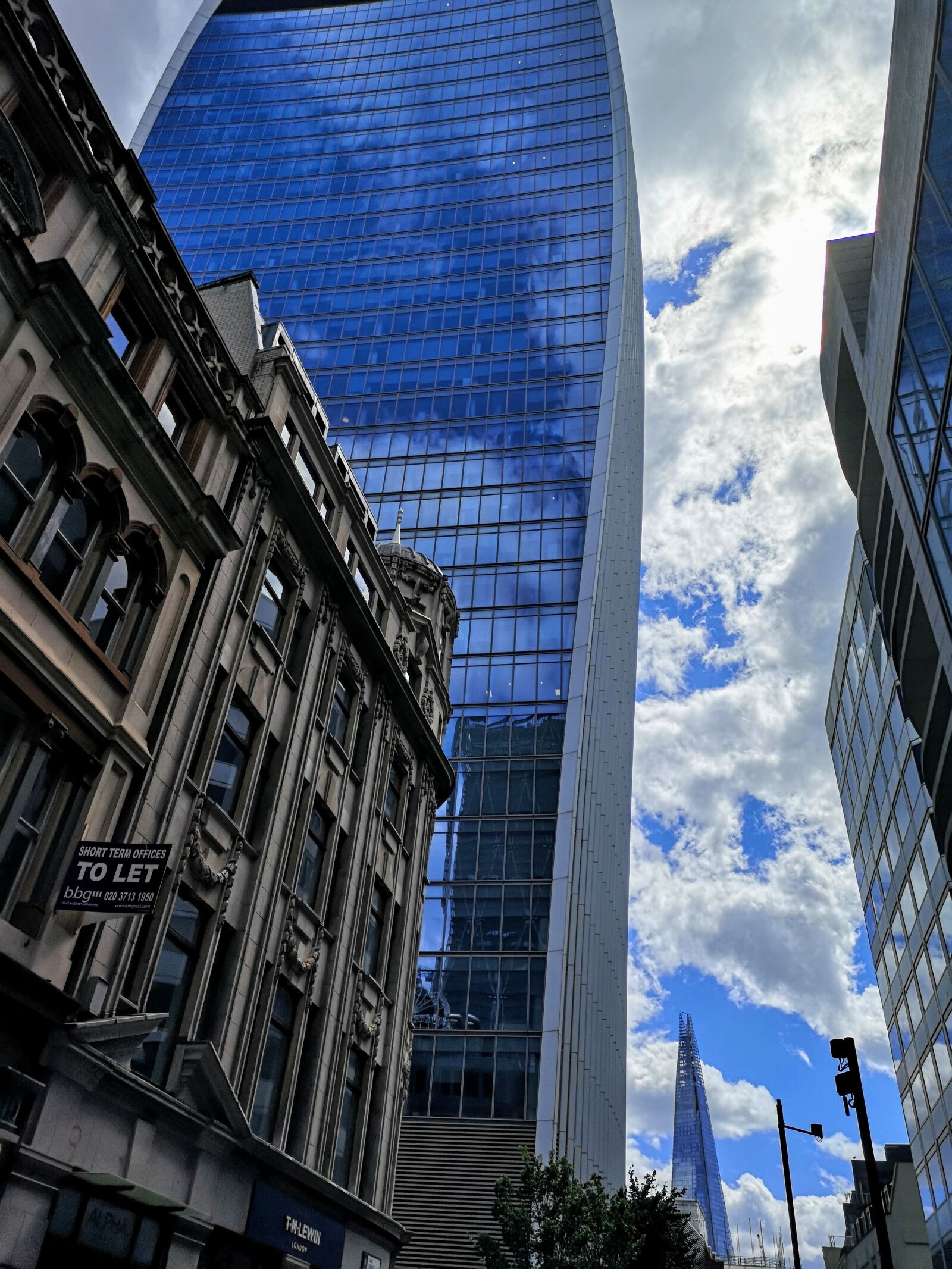 HUAWEI CLT-L09 sample photo. London, skyscraper, blue photography