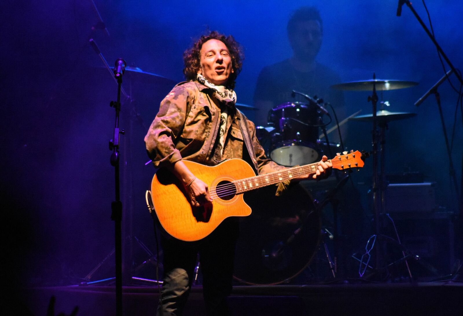 Nikon D5500 sample photo. Calamaro, singer, show photography