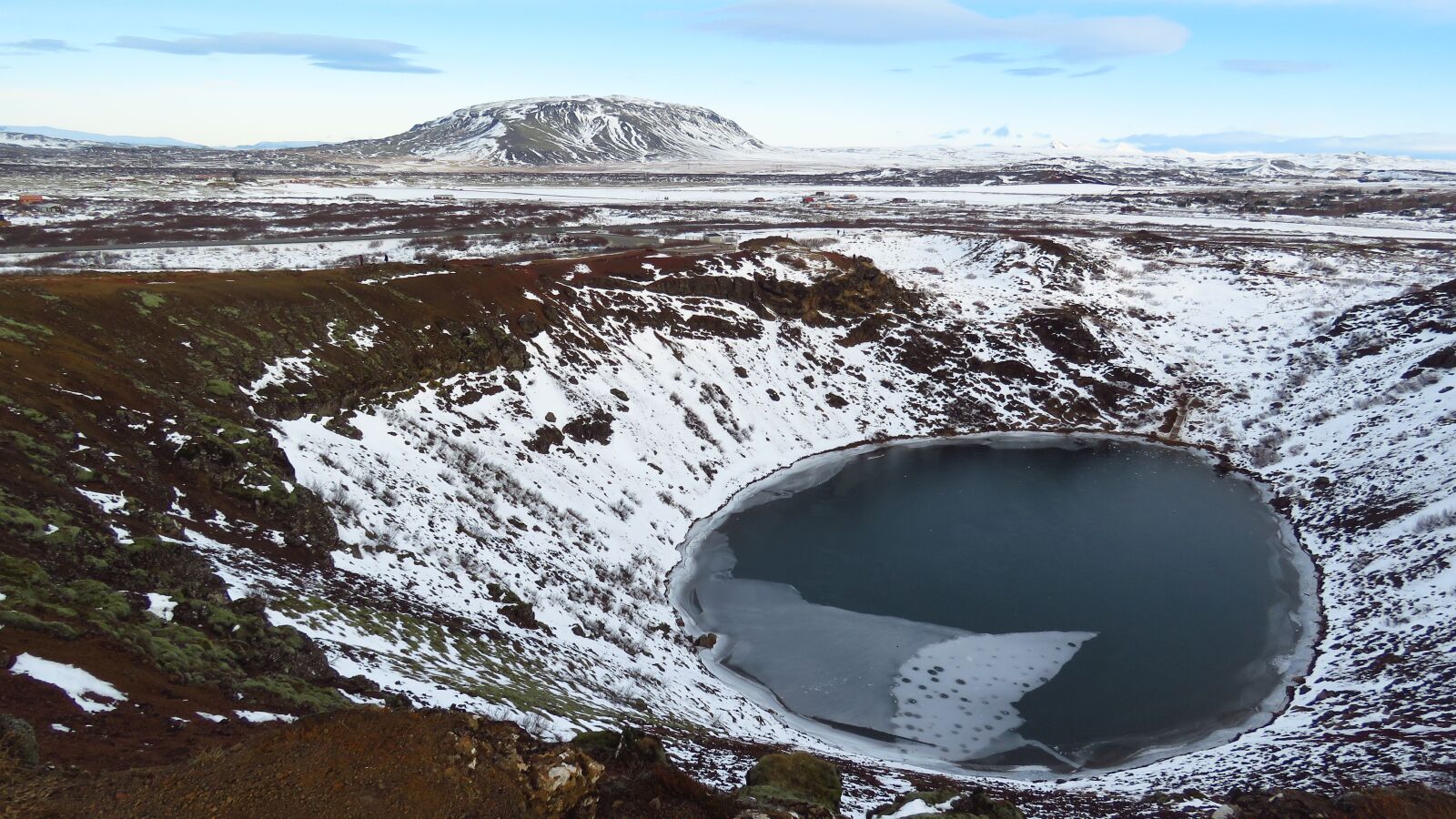 Canon PowerShot SX60 HS sample photo. Iceland, kerid, crater photography
