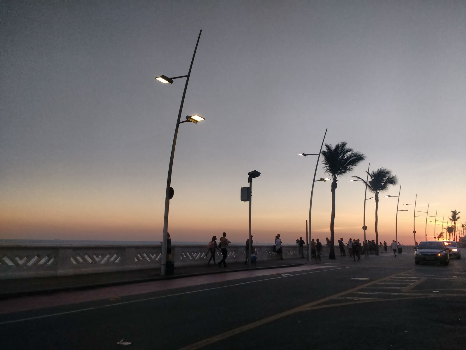 Motorola MotoG3 sample photo. Sunset, salvador, road photography