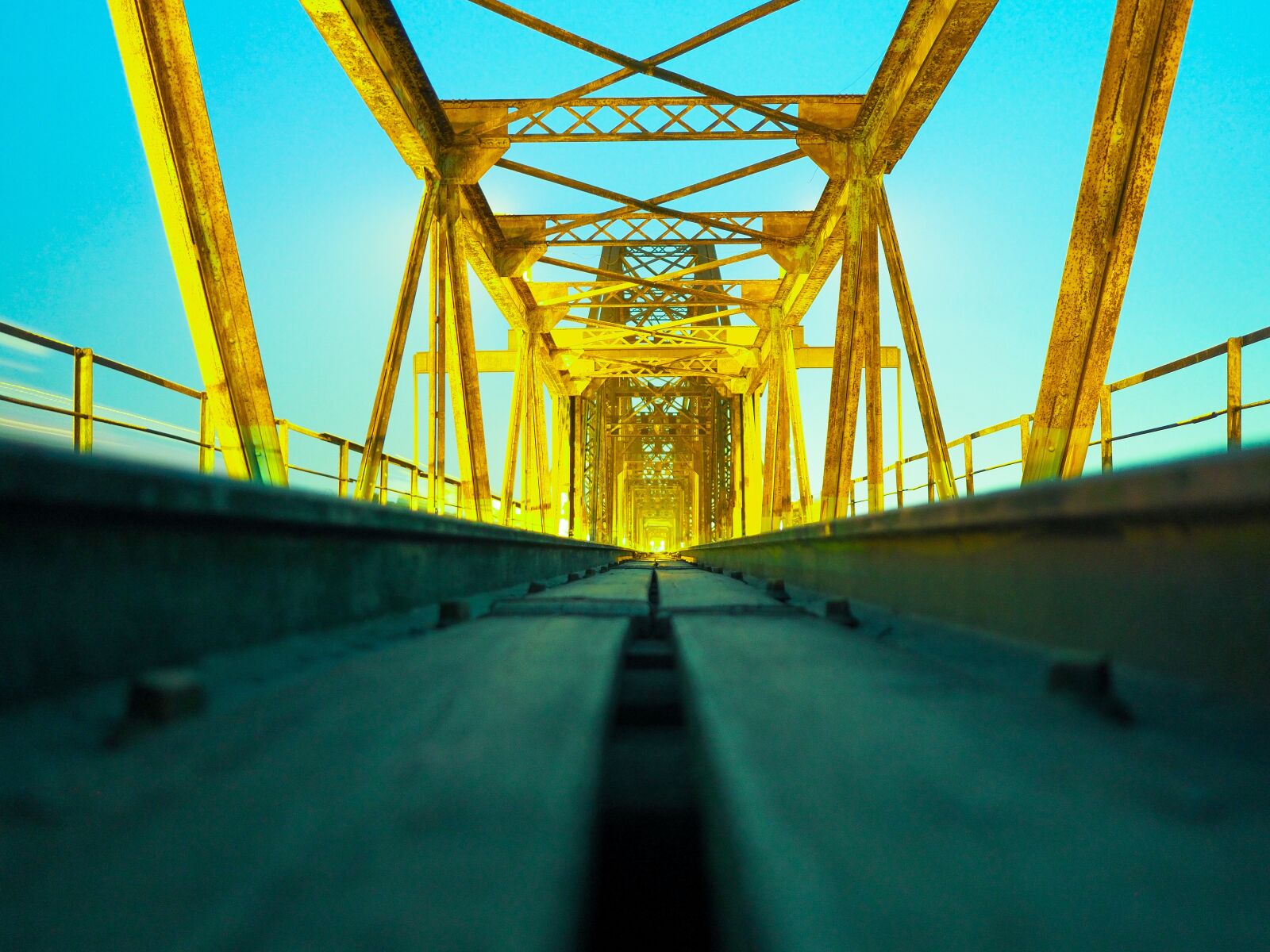 Olympus PEN-F sample photo. Longbien bridge, bridge, hanoi photography