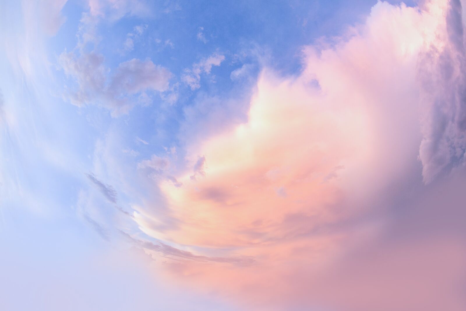 Canon EOS 5D Mark III + Canon EF 8-15mm F4L Fisheye USM sample photo. Pink, clouds, photo of photography