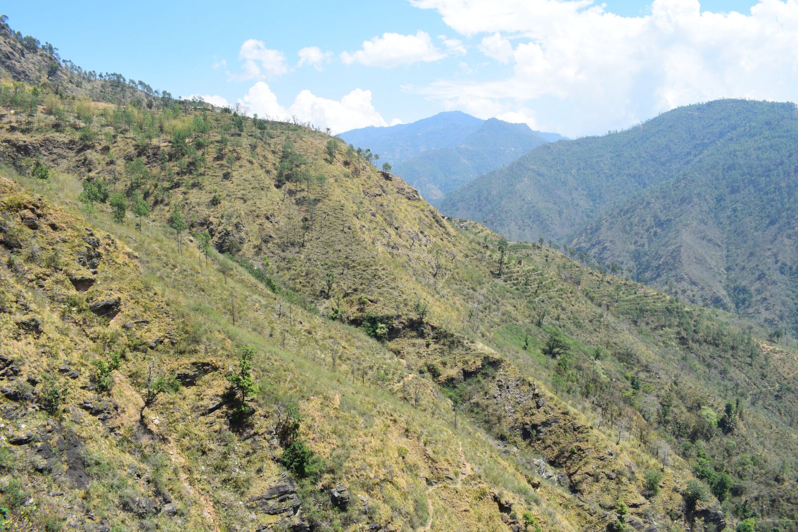 Nikon D5300 sample photo. Hill, with blue sky photography