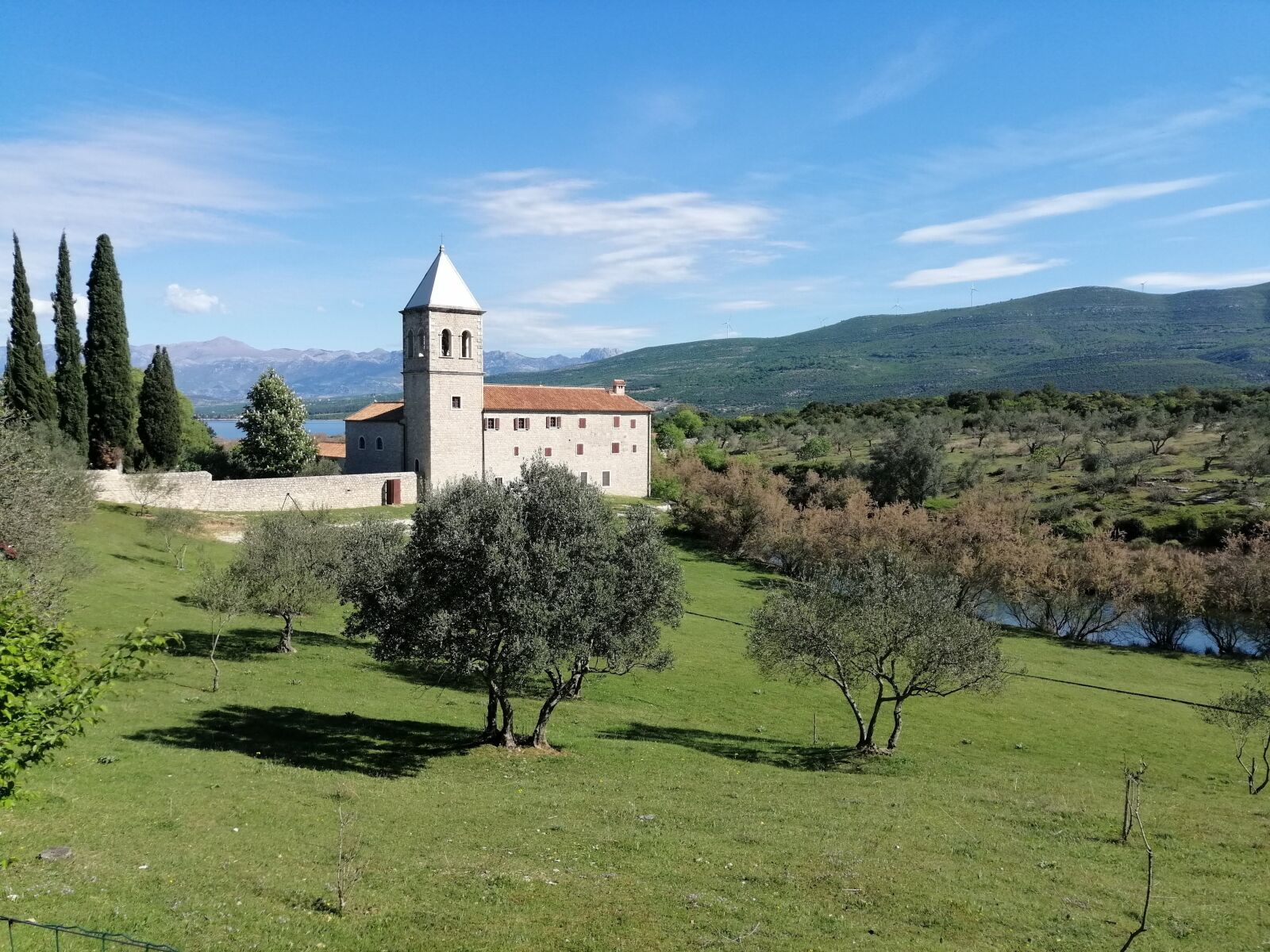 HUAWEI SNE-LX1 sample photo. Croatia, karin, monastery photography