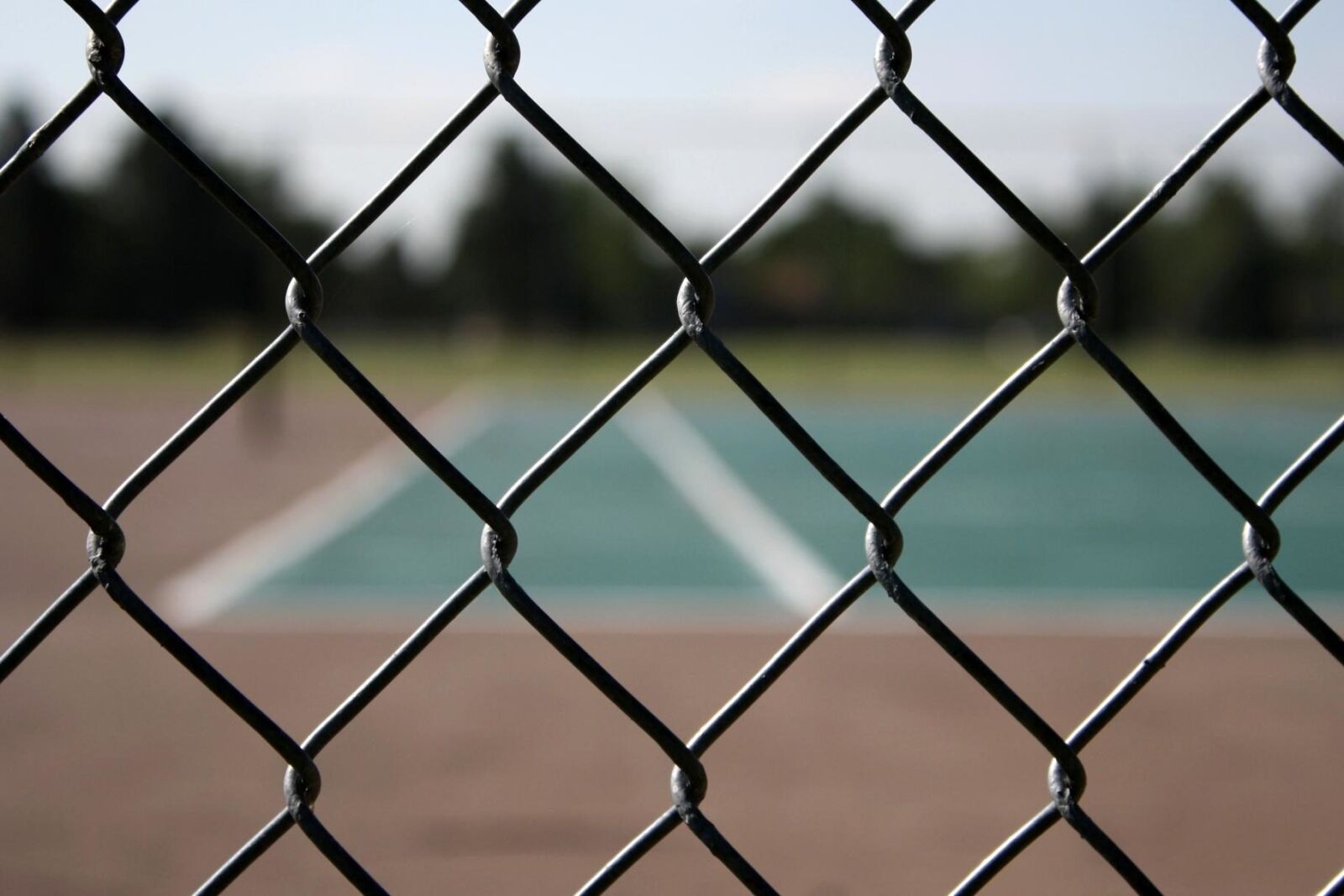 f/3.5-5.6 IS sample photo. Wire fence, metal fence photography