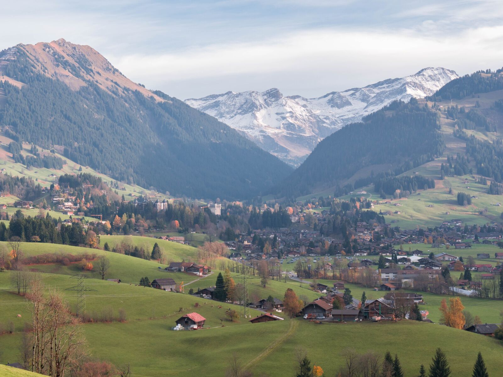 Panasonic DMC-G81 sample photo. Autumn landscape, gstaad, bernese photography