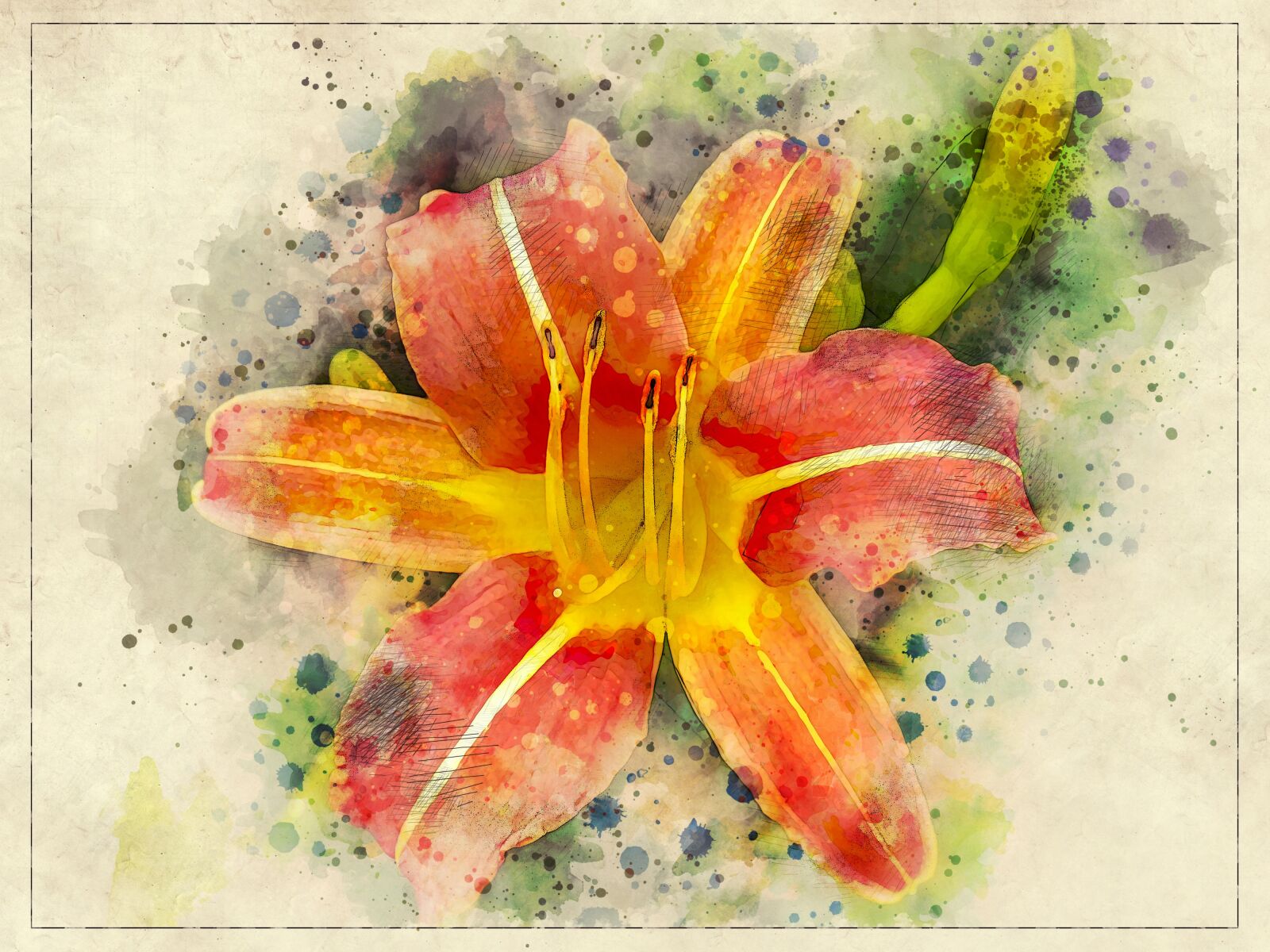 Panasonic Lumix DMC-FZ200 sample photo. Lily, orange, flower photography