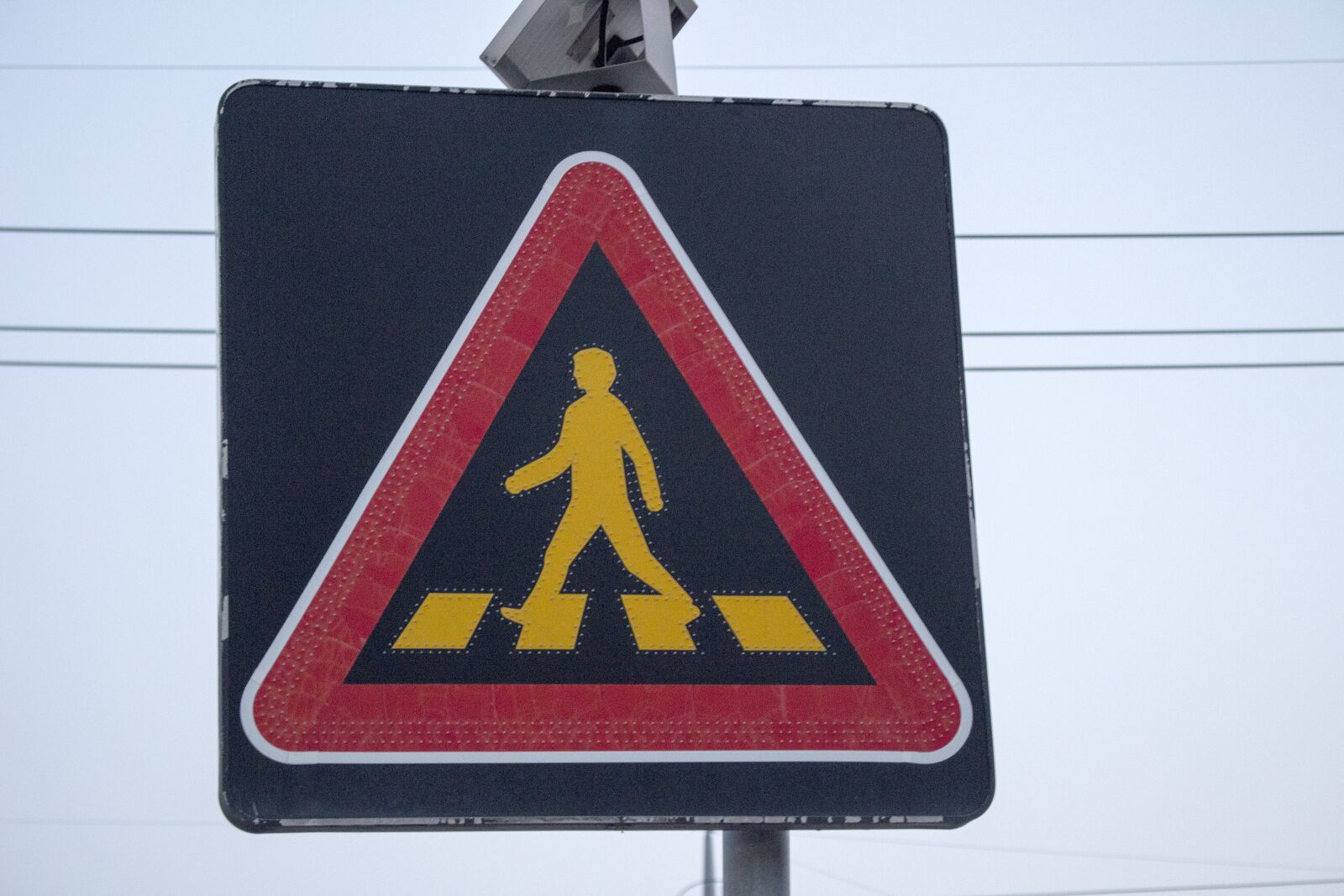 Canon EOS 100D (EOS Rebel SL1 / EOS Kiss X7) sample photo. Caution, signs, pedestrian of photography