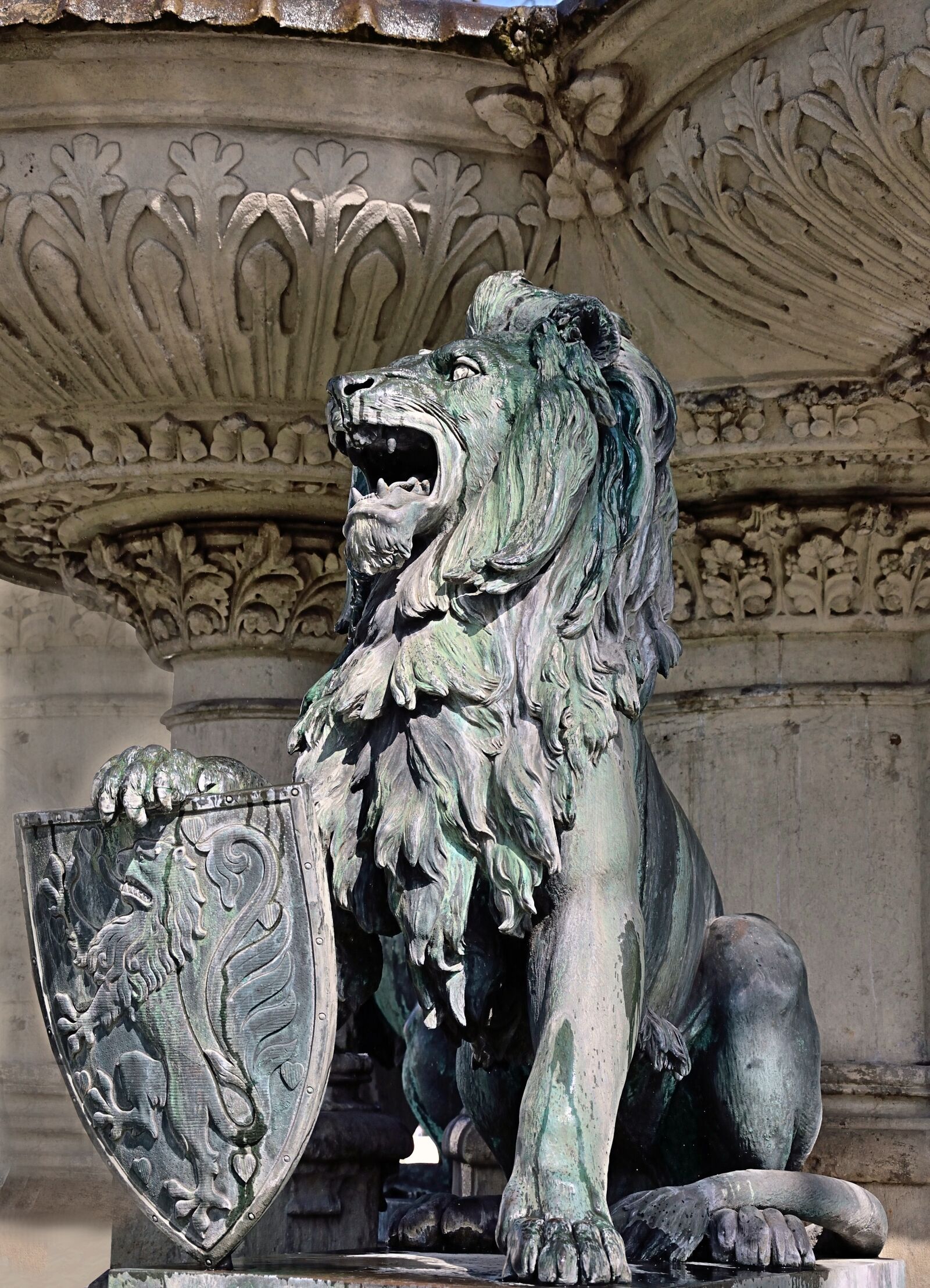 Nikon D3300 sample photo. Sculpture, lion, braunschweig photography