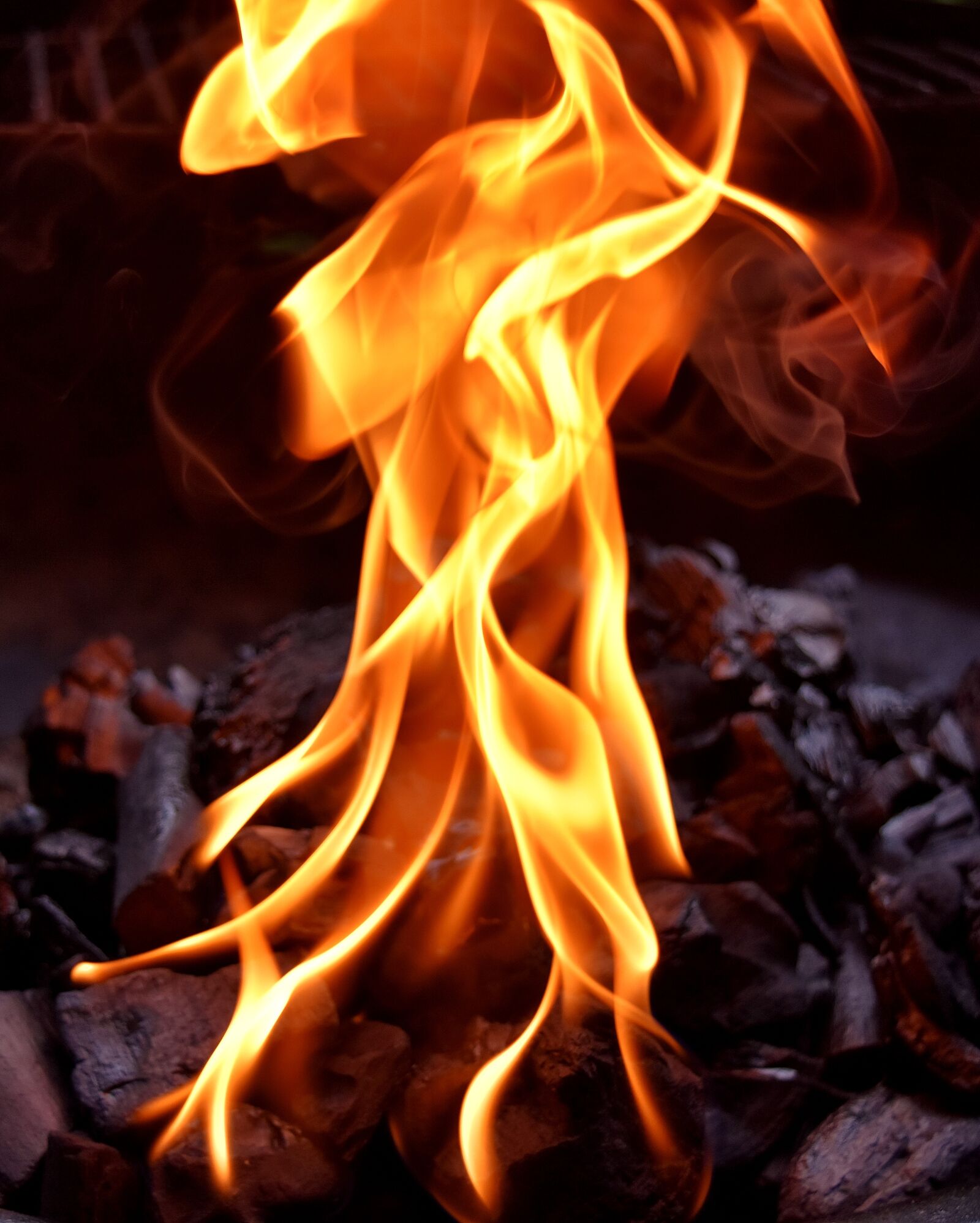 Nikon D7200 sample photo. Fire, flame, carbon photography