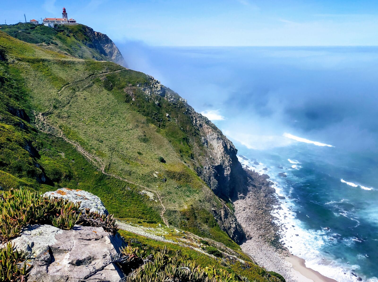 Xiaomi Redmi Note 5 sample photo. Cabo de roca, portugal photography