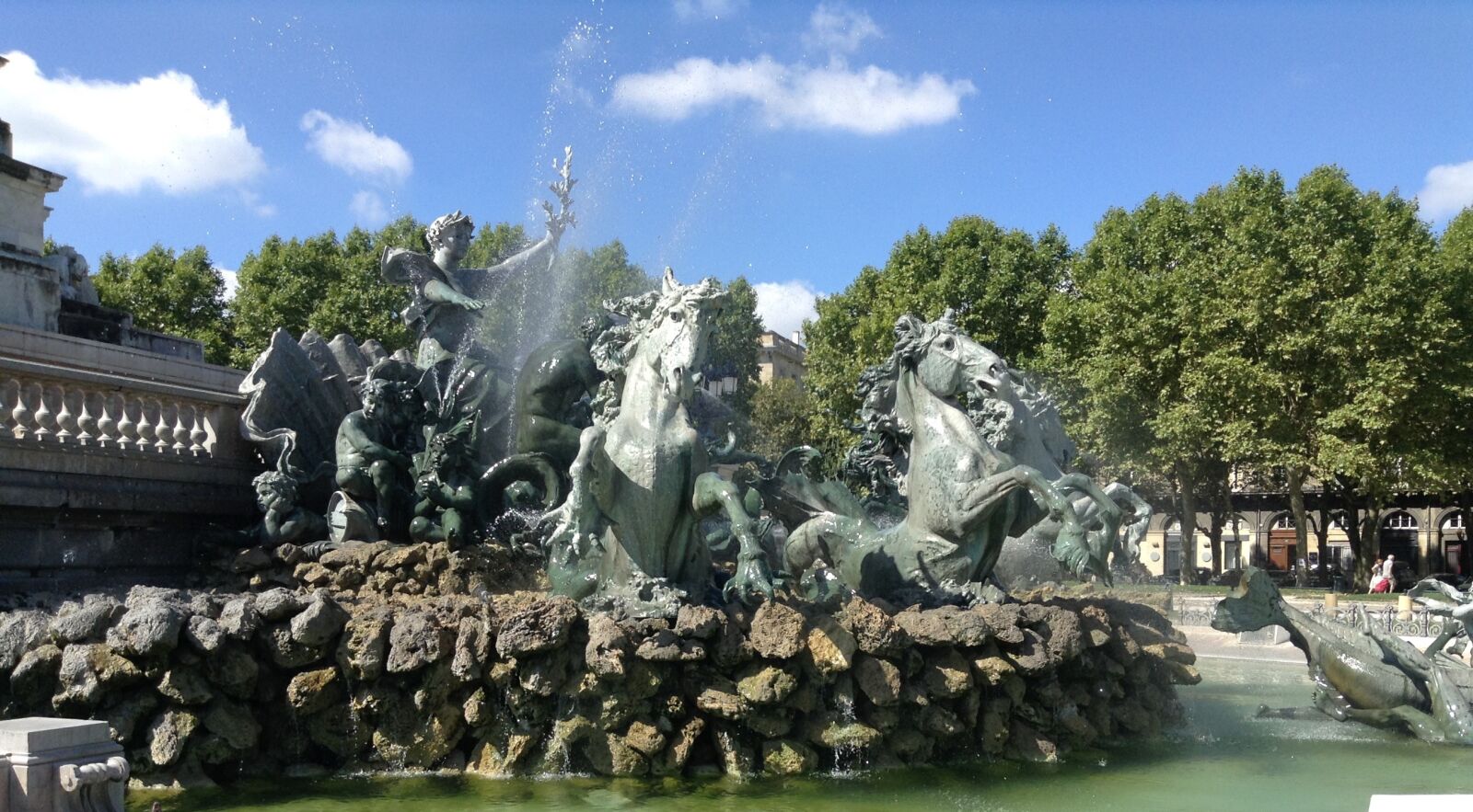 Apple iPod touch sample photo. Bordeaux, fountain, fountain detail photography
