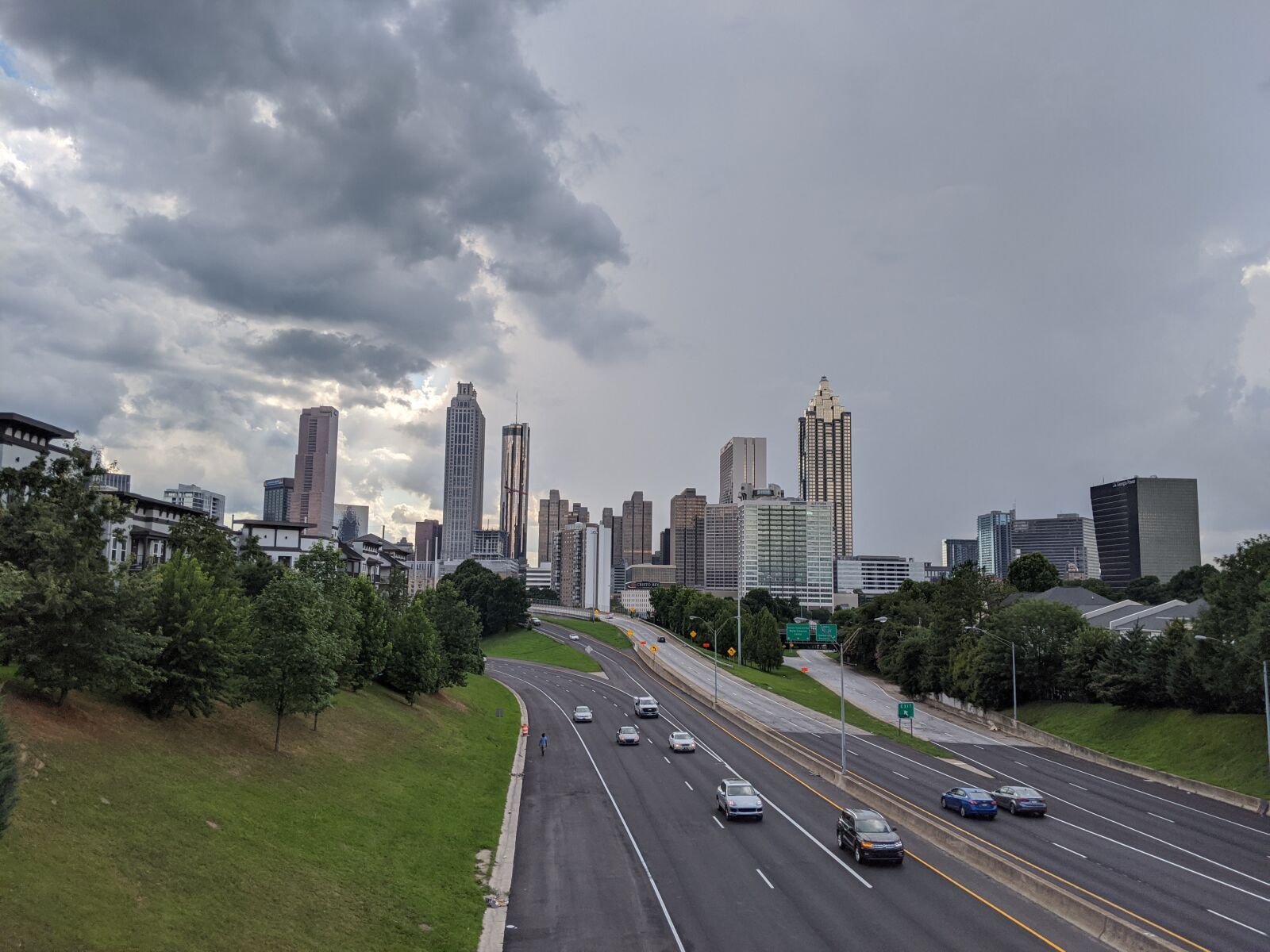 Google Pixel 3 sample photo. Atlanta skyline, overlook, georgia photography