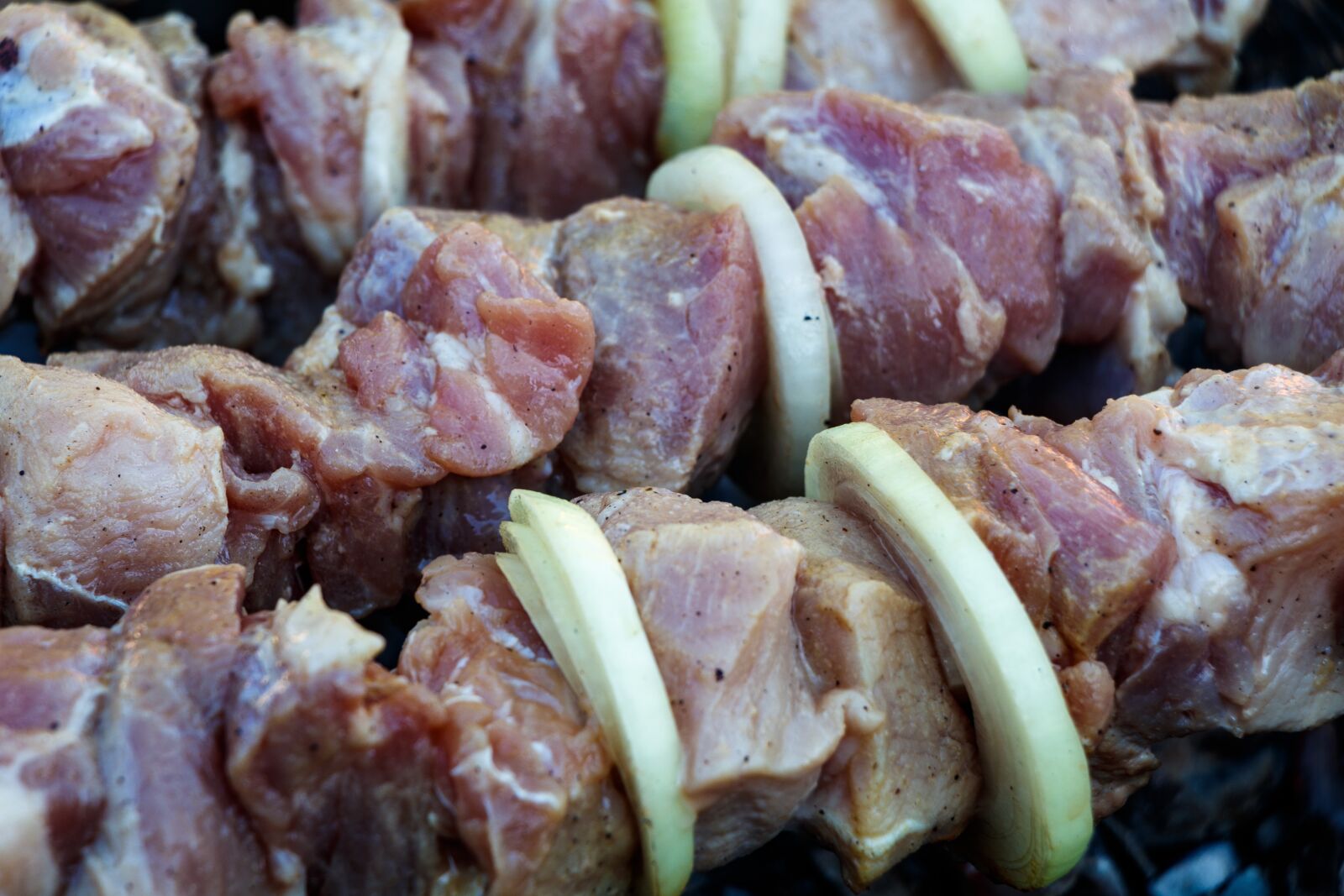 Canon EF-S 18-135mm F3.5-5.6 IS USM sample photo. Shish kebab, meat, mangal photography
