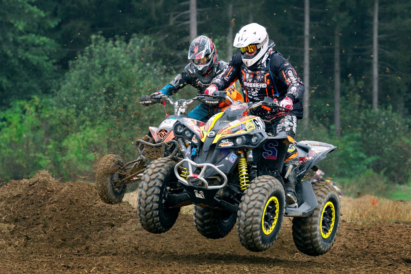 Canon EF 70-200mm F4L IS USM sample photo. Quad, cross, motocross photography