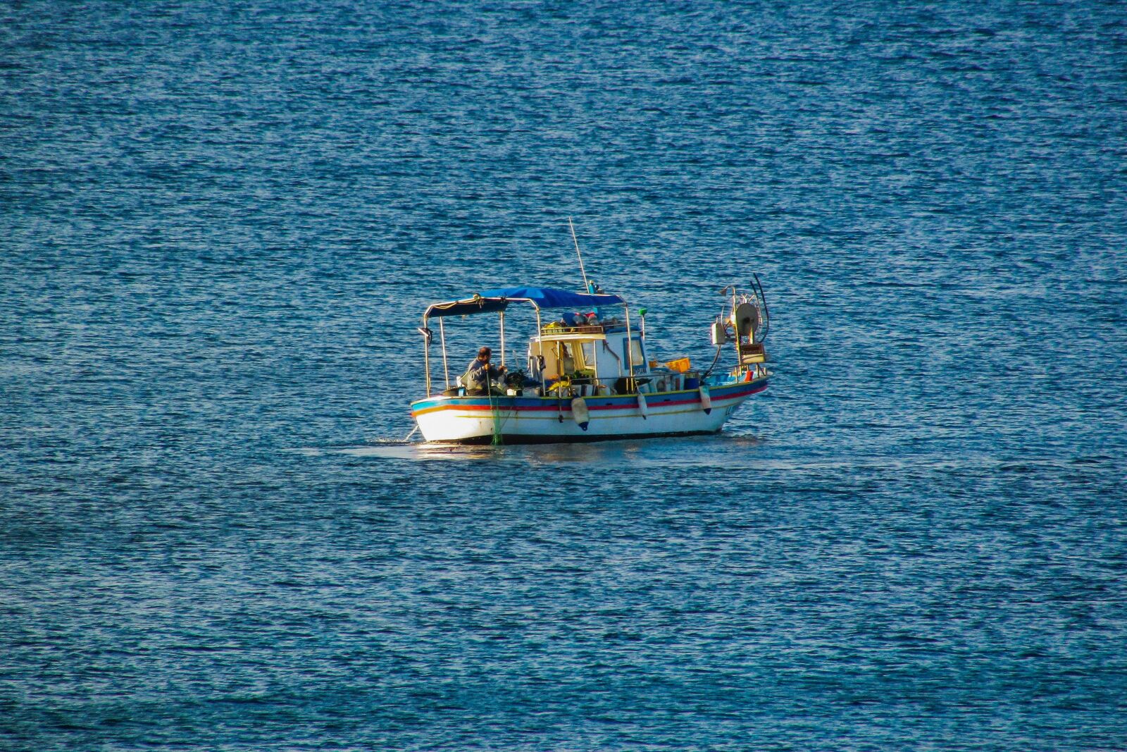 Canon PowerShot SX400 IS sample photo. Fishing, fishing boat, boat photography