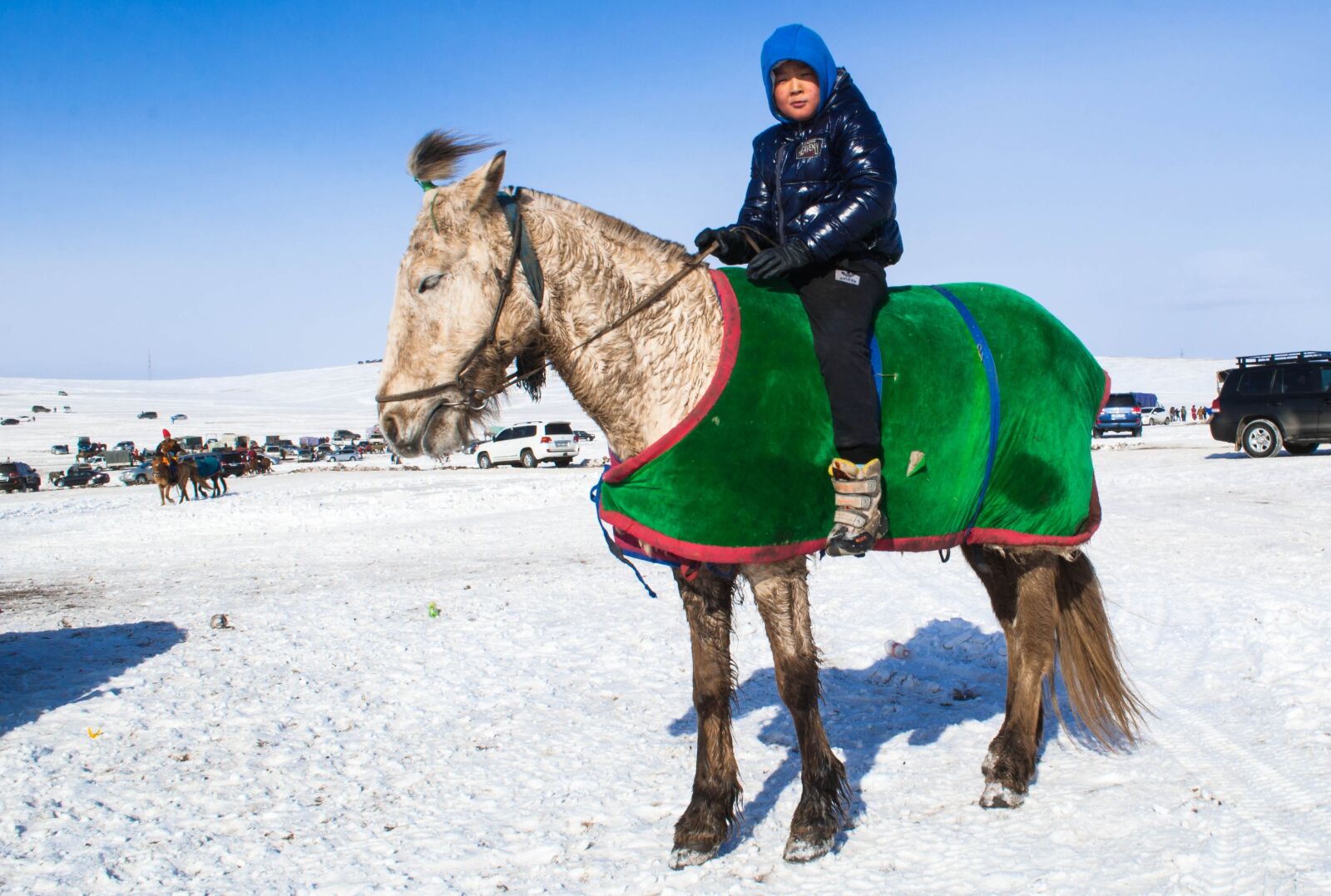 Nikon D90 sample photo. Mongolia, winter, kid photography