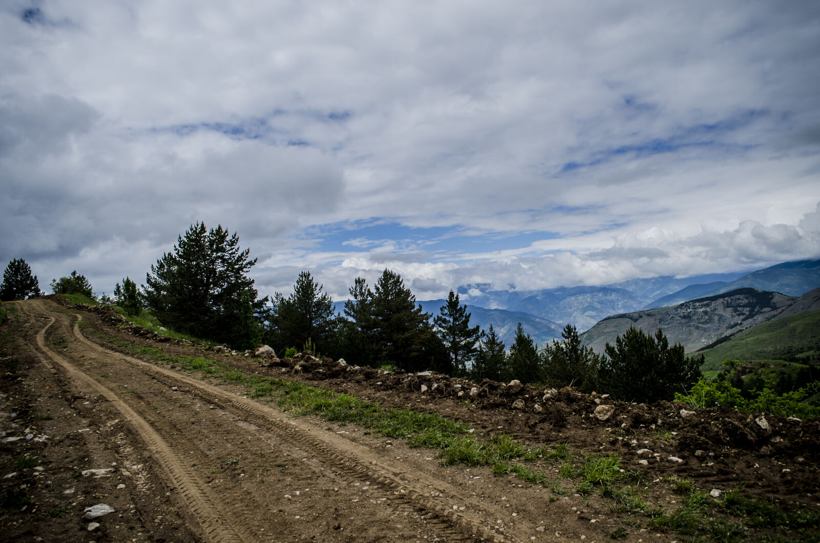 Nikon D5100 sample photo. Calm, waters, clouds, evergreen photography