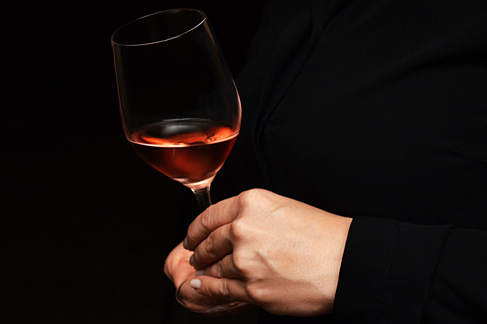 Nikon D3200 sample photo. Wine, rose wine, pink photography