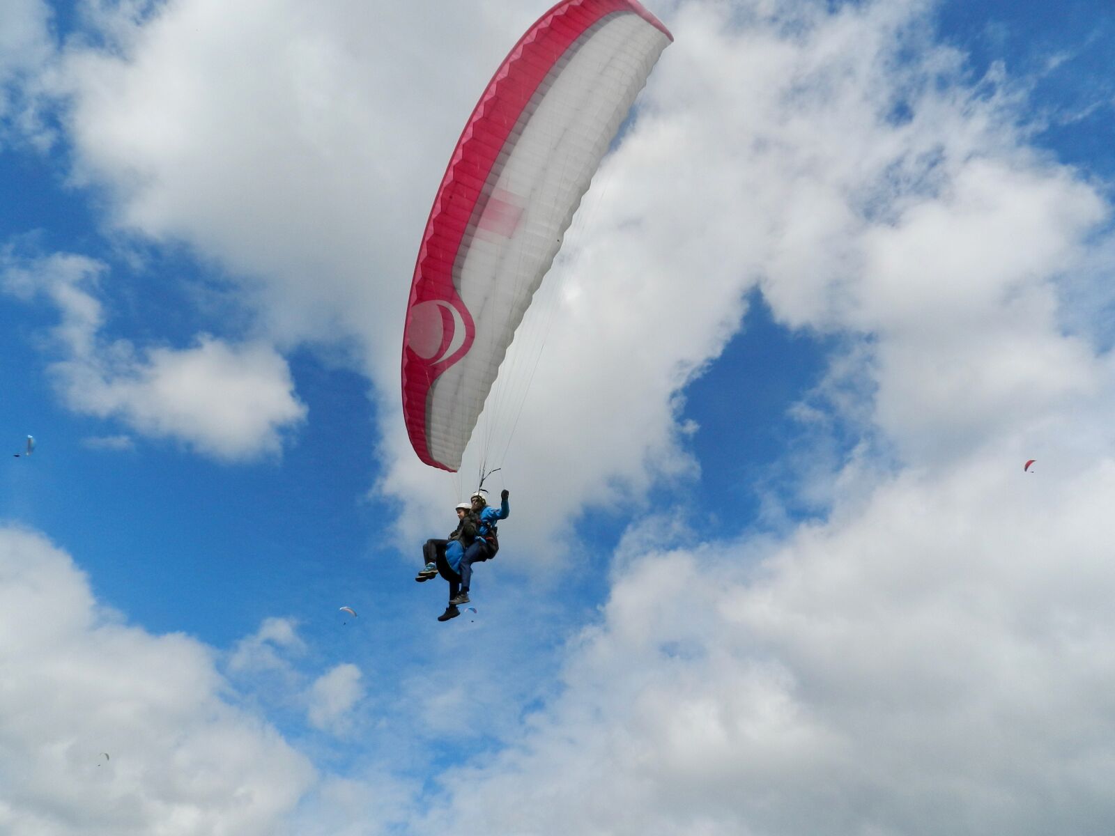 Nikon Coolpix P500 sample photo. Paragliding, paragliding bi-place, paragliders photography