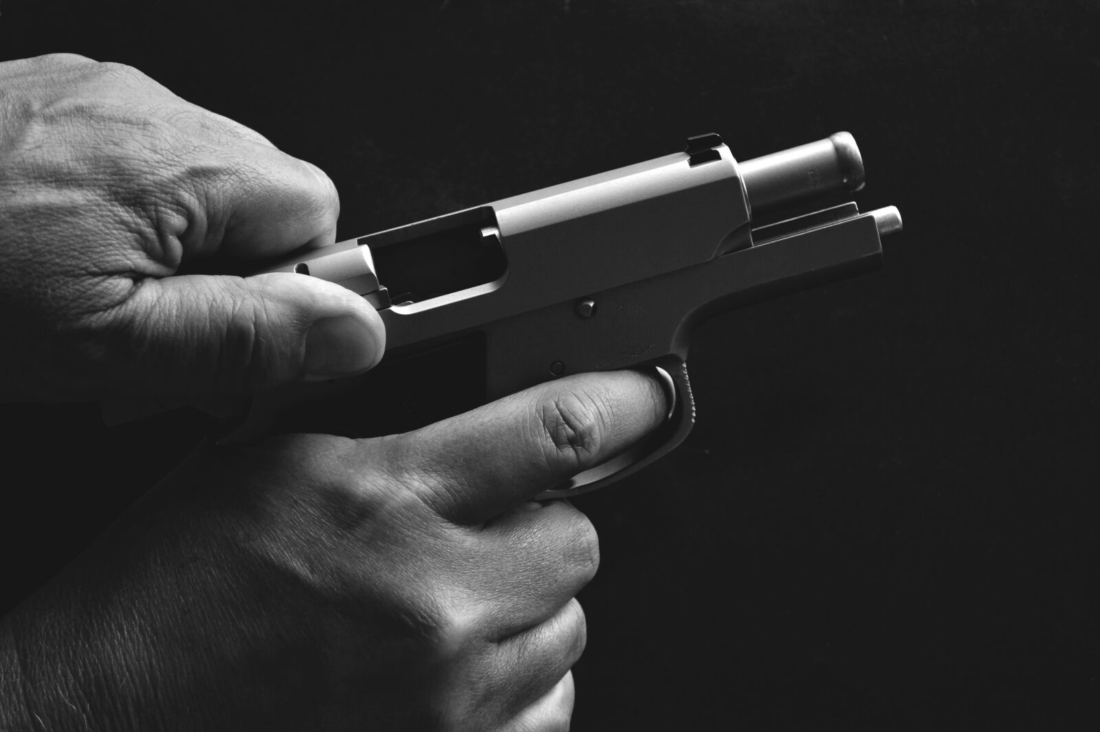 Nikon D3100 sample photo. Gun, pistol, photo photography