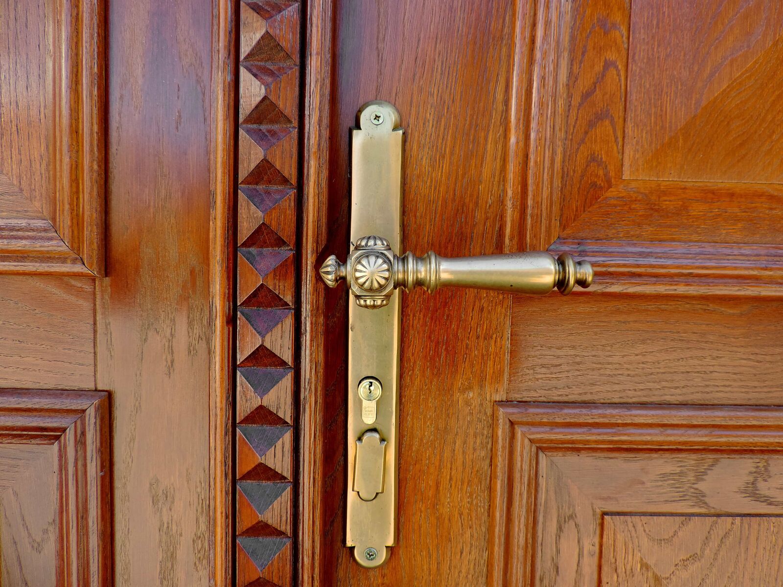 Nikon Coolpix P520 sample photo. Door, handle, wood, wooden photography