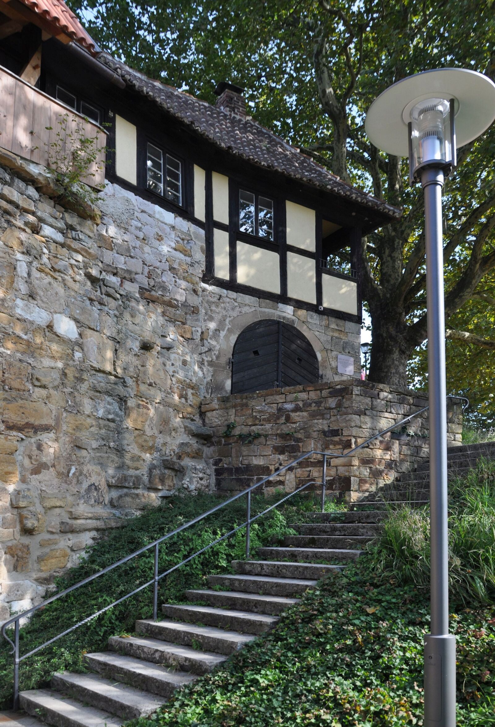 Nikon D5000 sample photo. Esslingen, neckar, castle photography