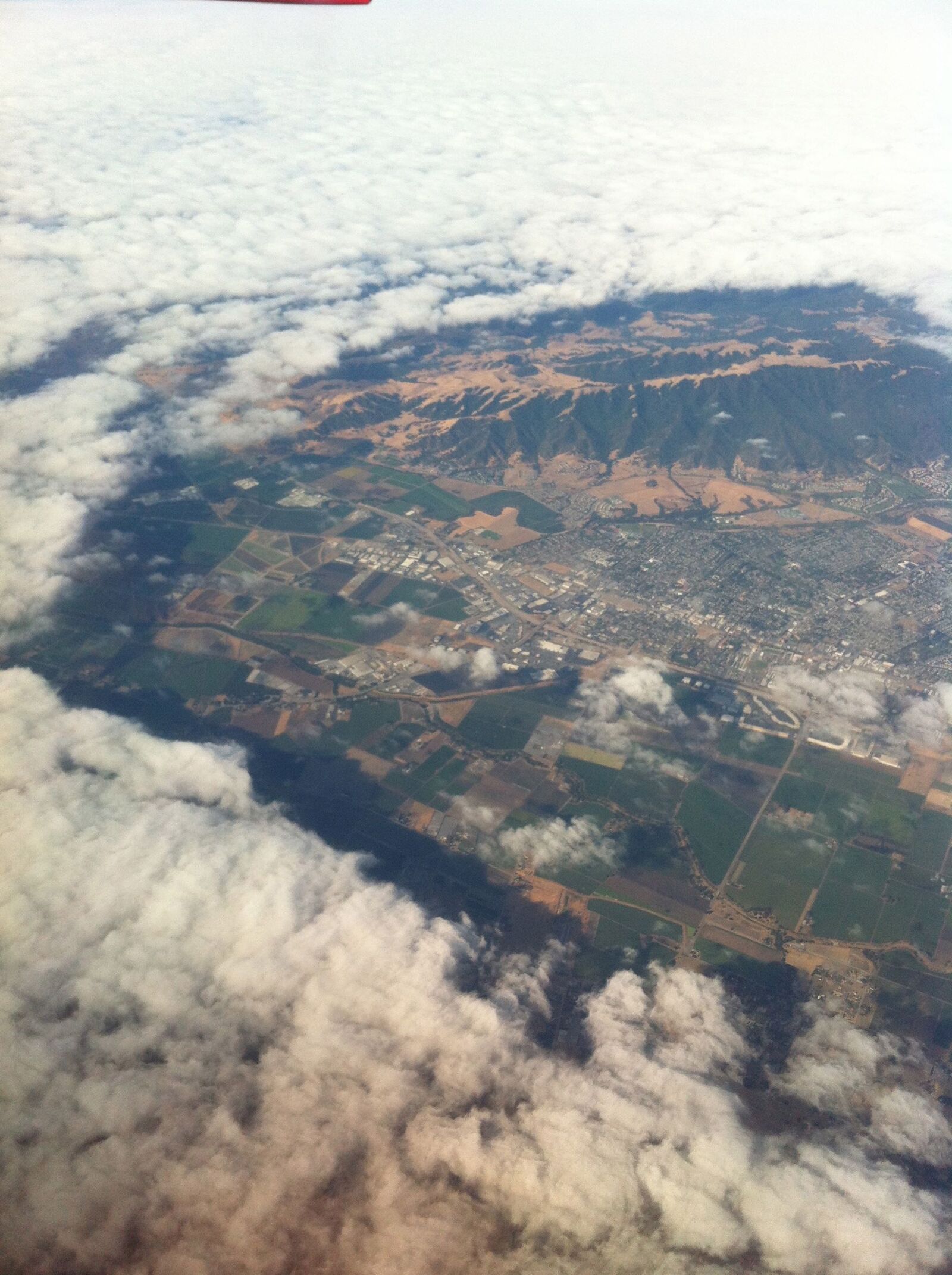 Apple iPhone 4 sample photo. View from sky, airplane photography