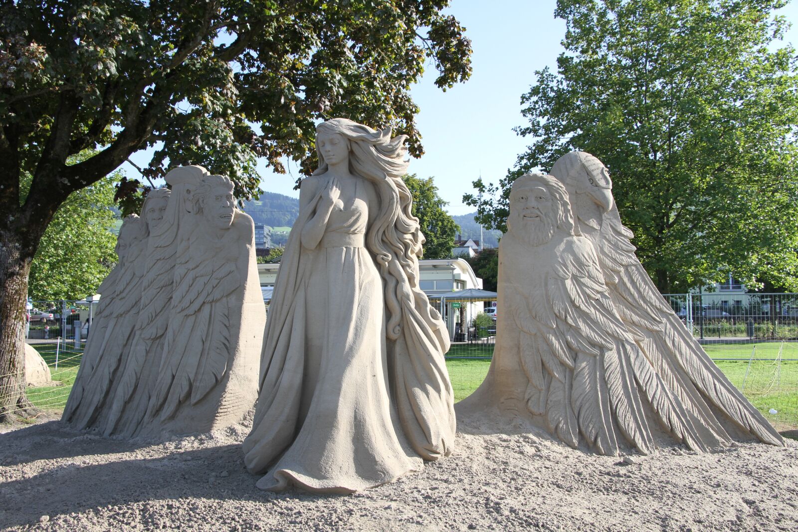 Canon EOS 7D sample photo. Sand sculptures, festival, statue photography