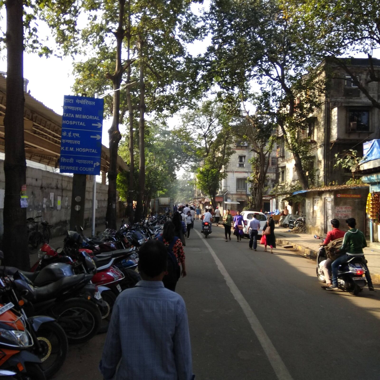 Xiaomi Redmi Note 4 sample photo. Sewri station road, road photography