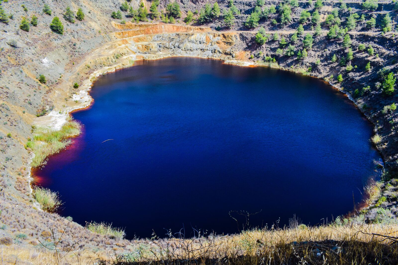 Nikon D3300 sample photo. Acid lake, mine, environment photography
