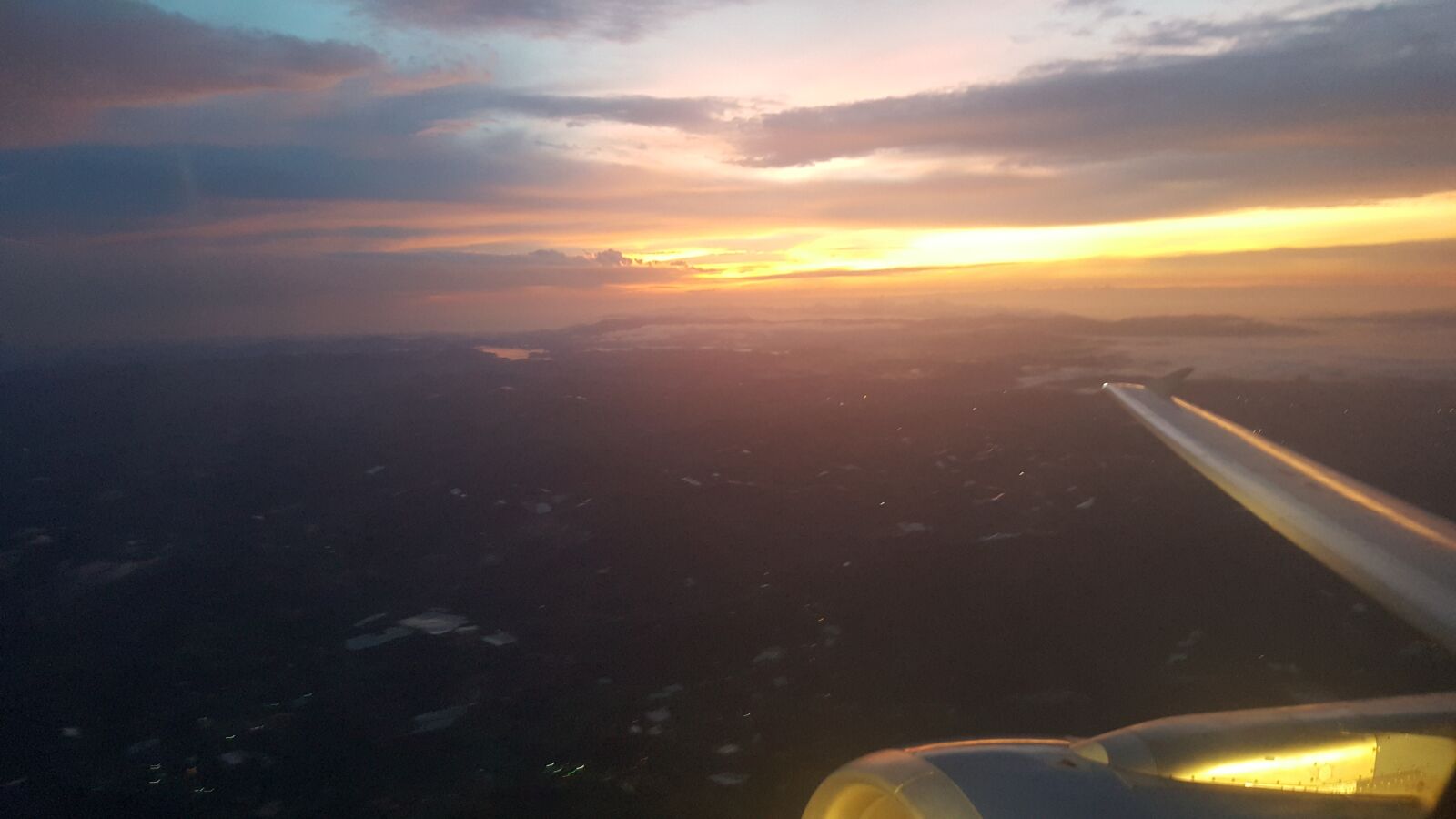 Samsung GALAXY S6 edge sample photo. Flight, sunset, aircraft photography