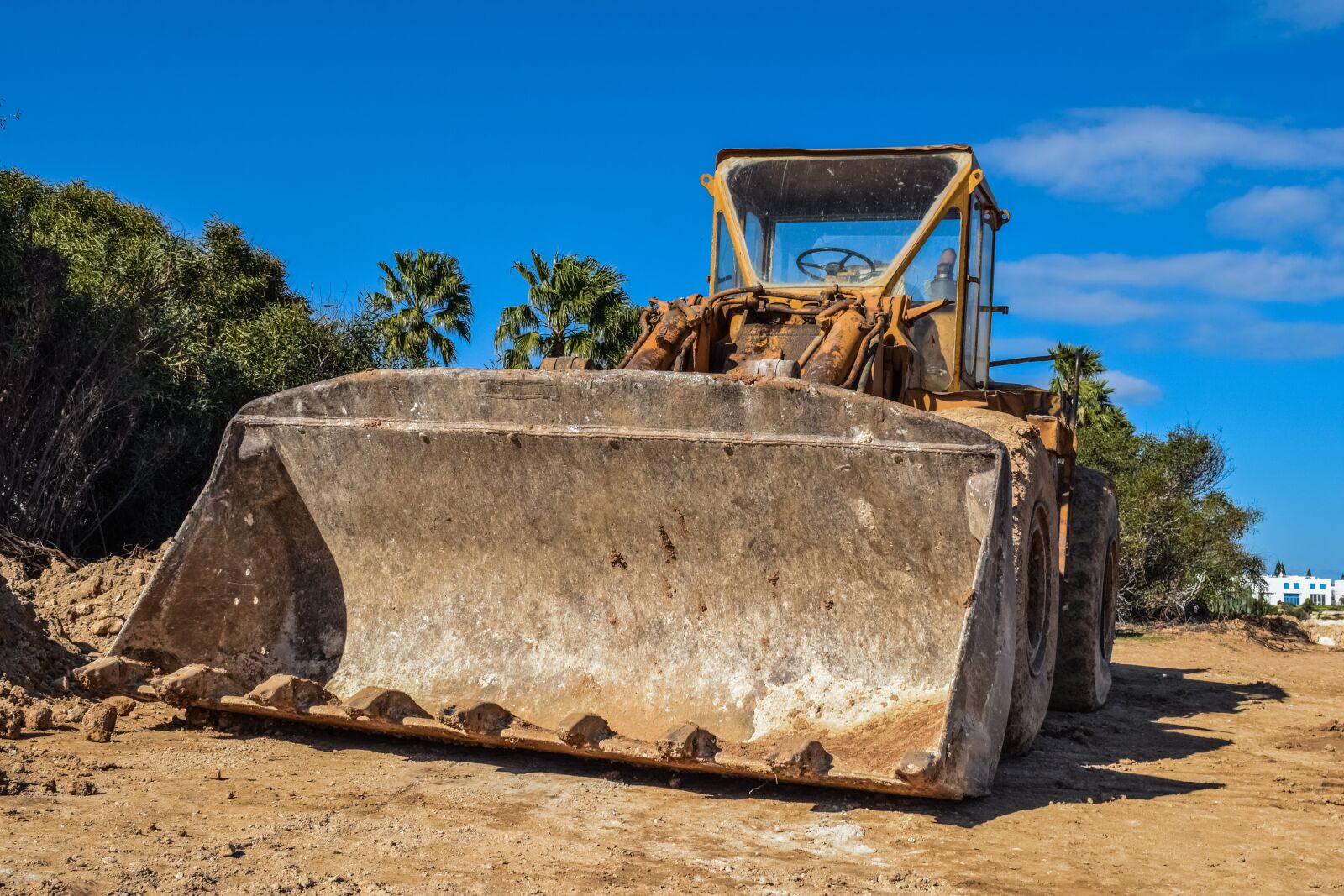 Nikon D3300 sample photo. Bulldozer, heavy machine, construction photography