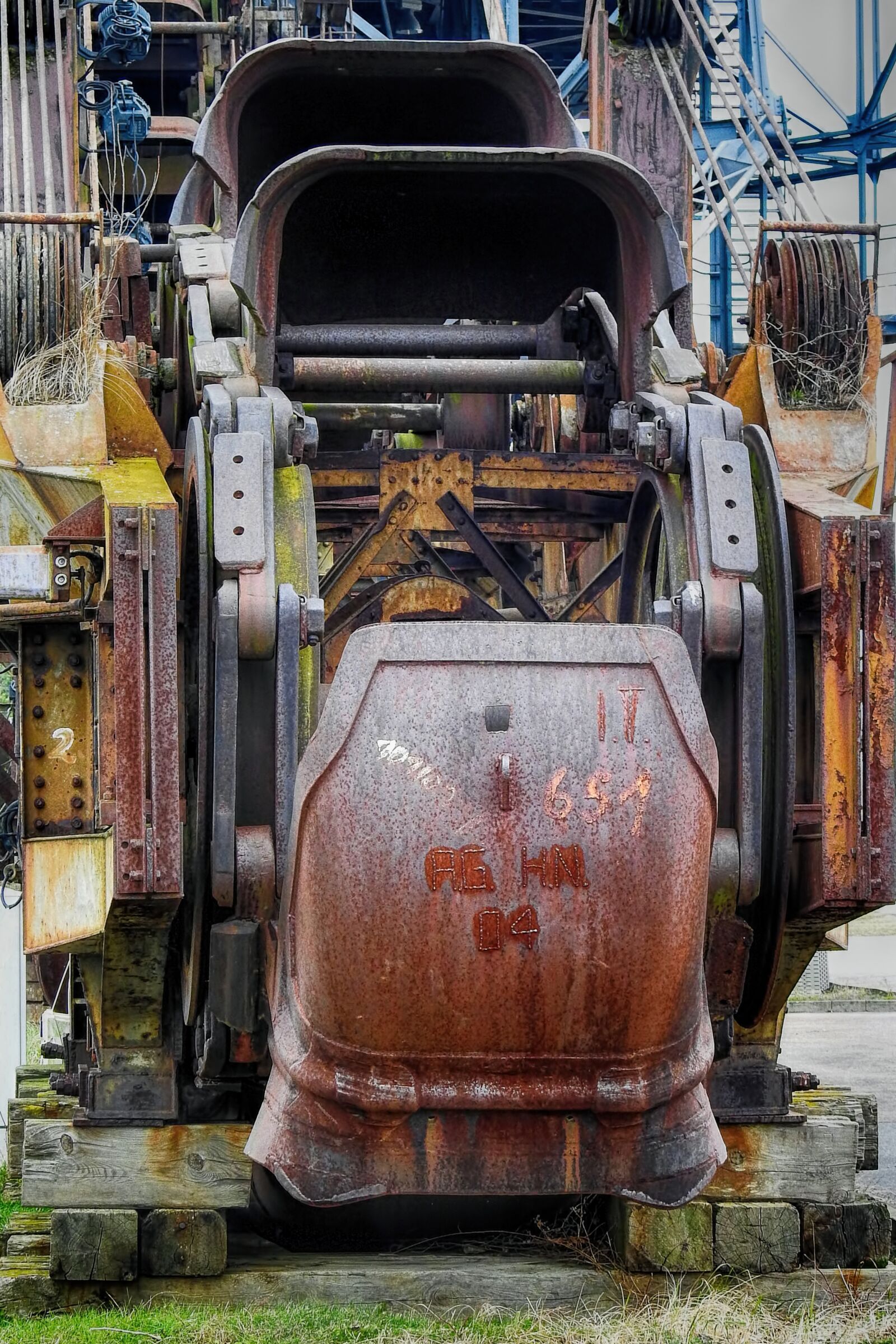 Nikon Coolpix P900 sample photo. Machine, industry, braunkohlebagger photography