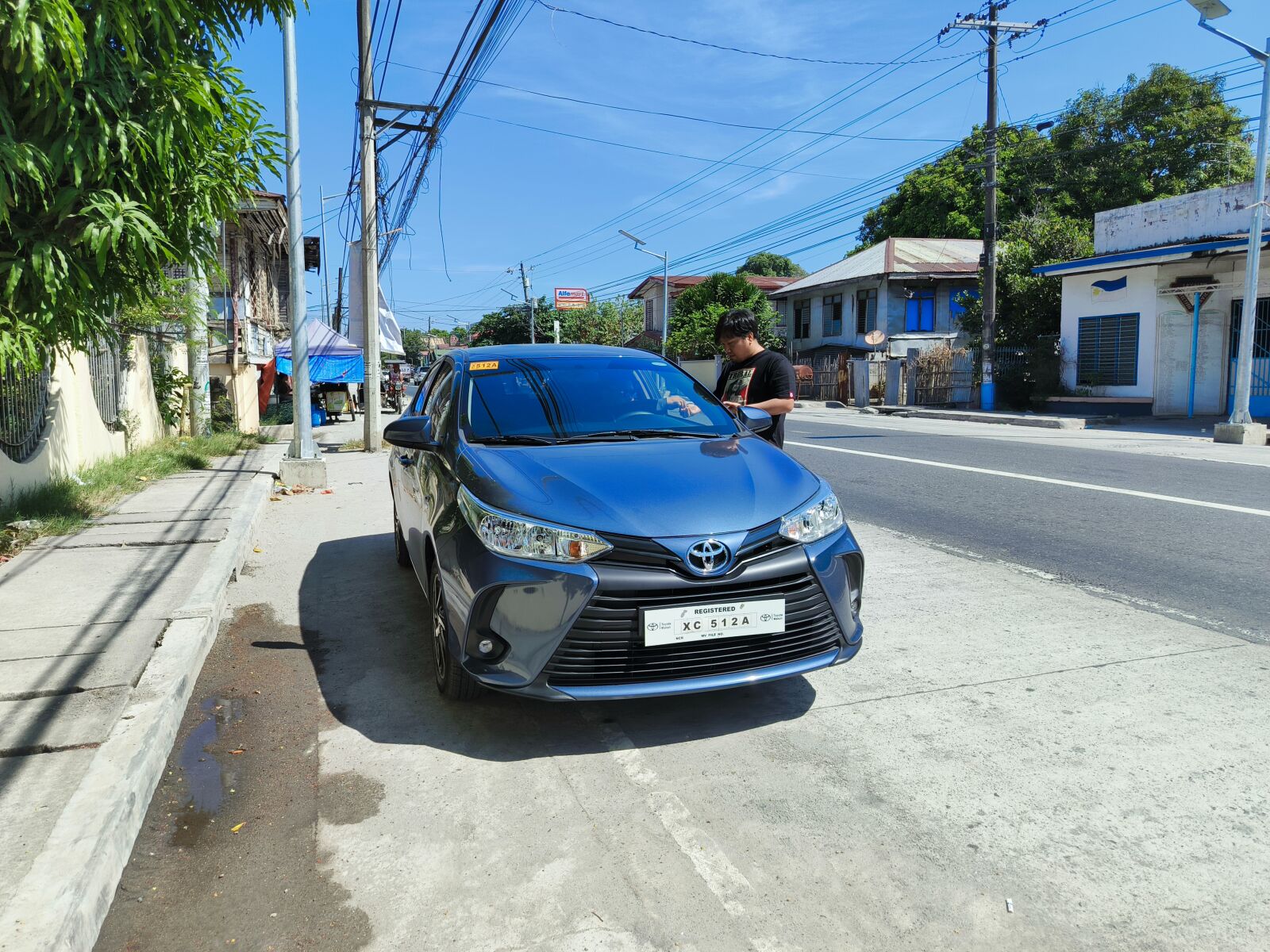 Infinix X6871 sample photo. The traffic enforcer photography