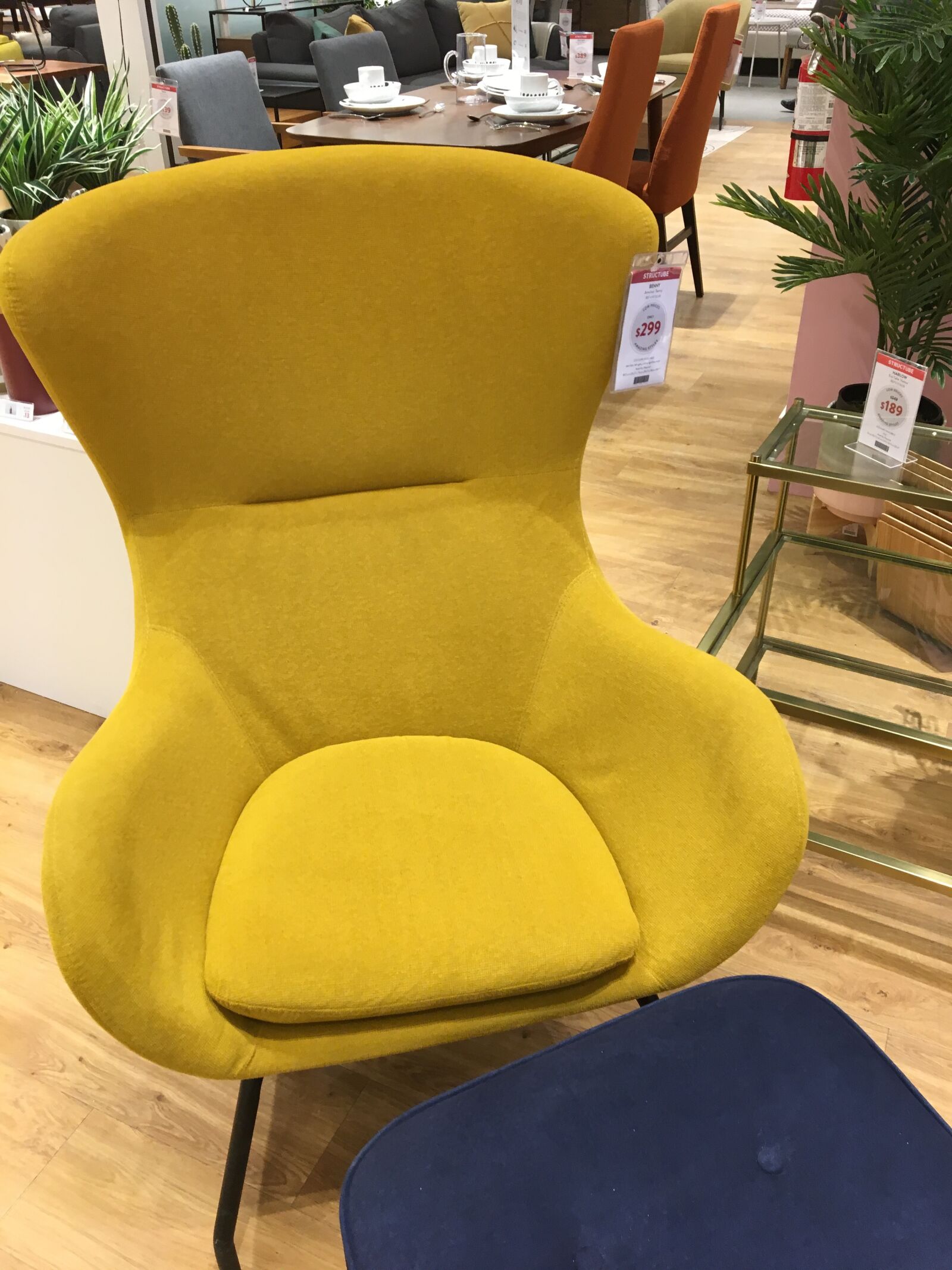 Apple iPhone 6s sample photo. Sofa, store, mustard photography