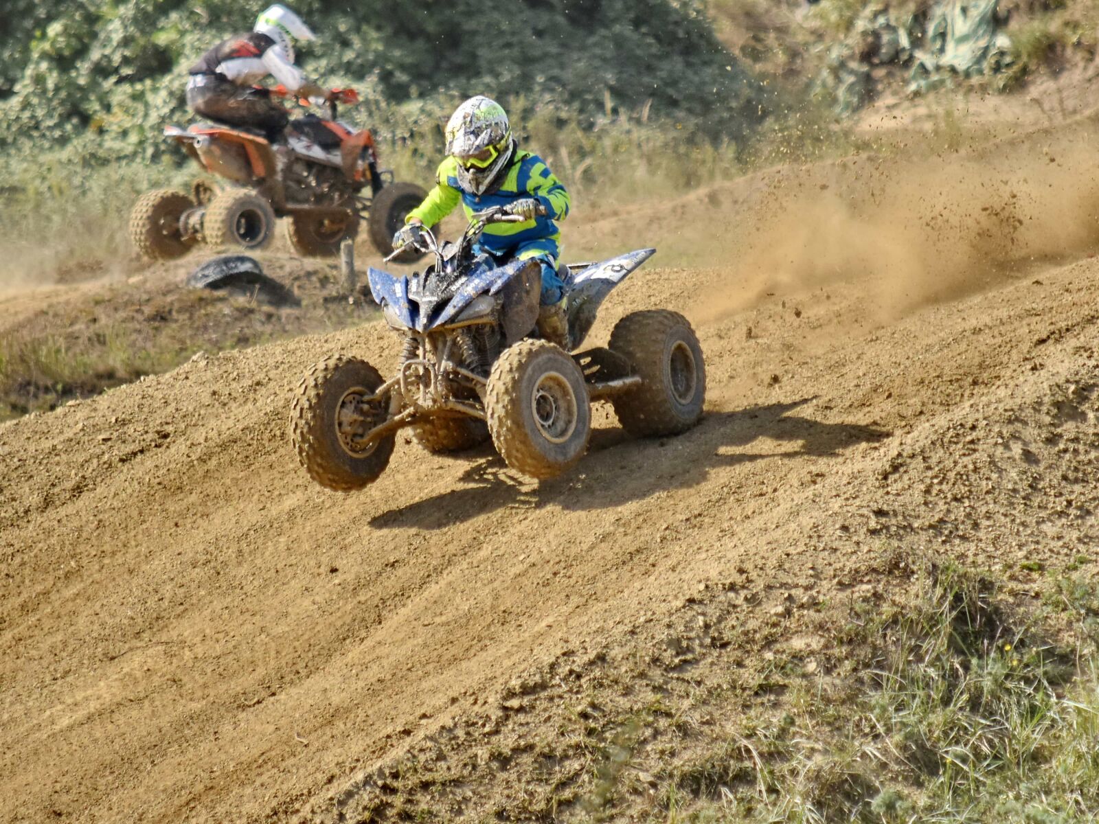 Nikon D5500 sample photo. Ascent, hilltop, motocross, mud photography