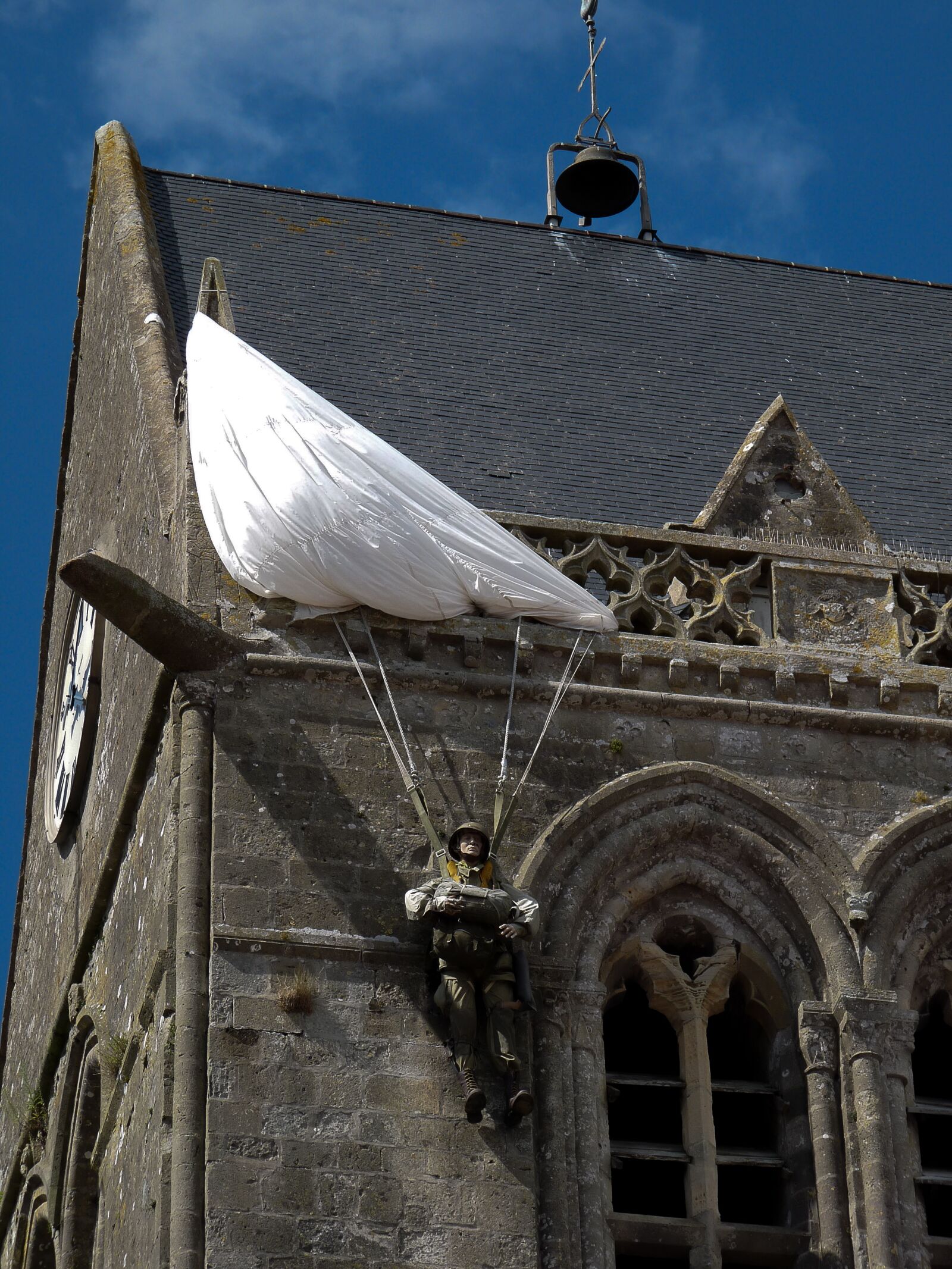Panasonic Lumix DMC-FZ28 sample photo. Normandy, paratrooper, d day photography