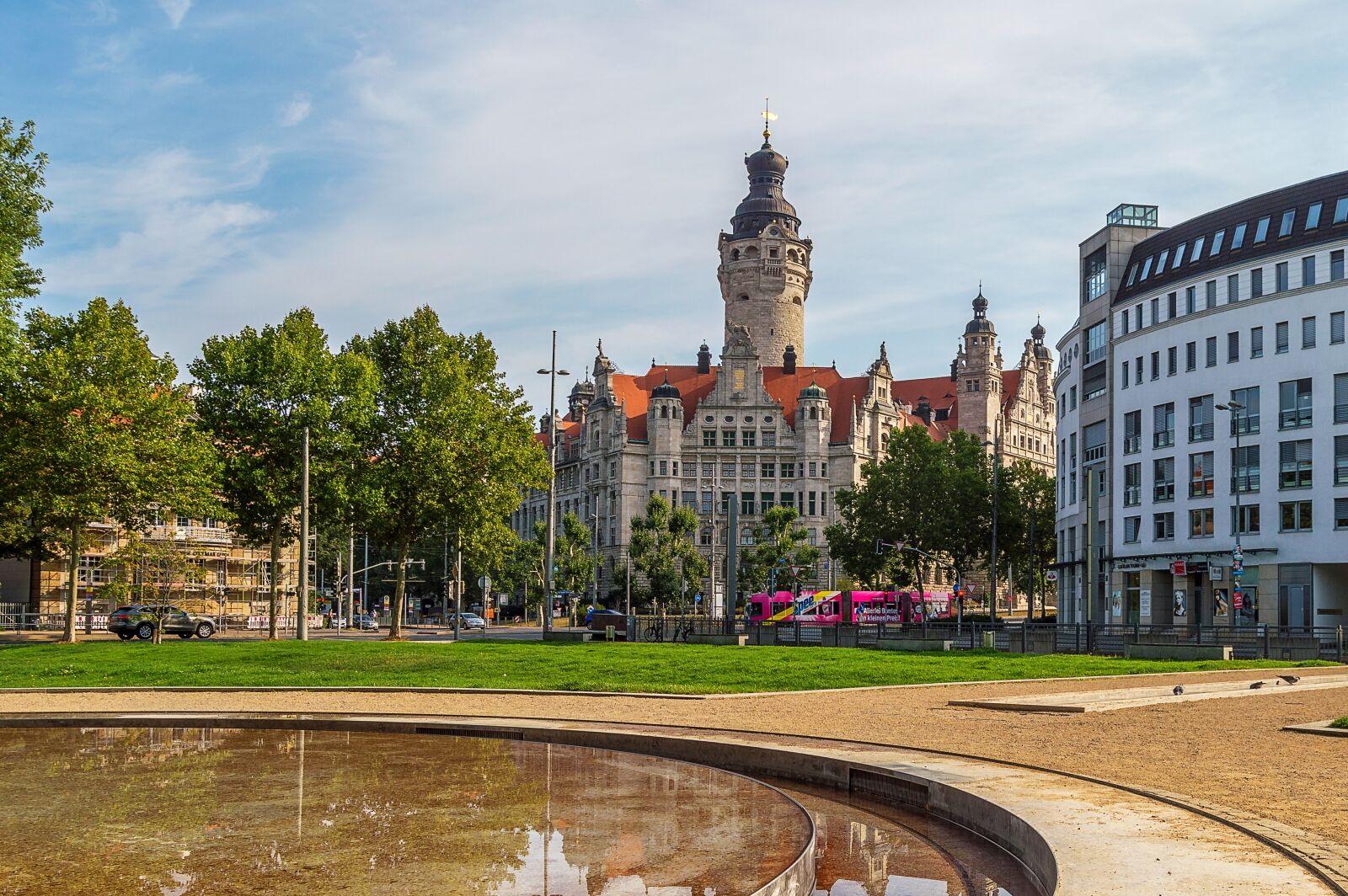 Nikon D3200 sample photo. Leipzig, new town hall photography