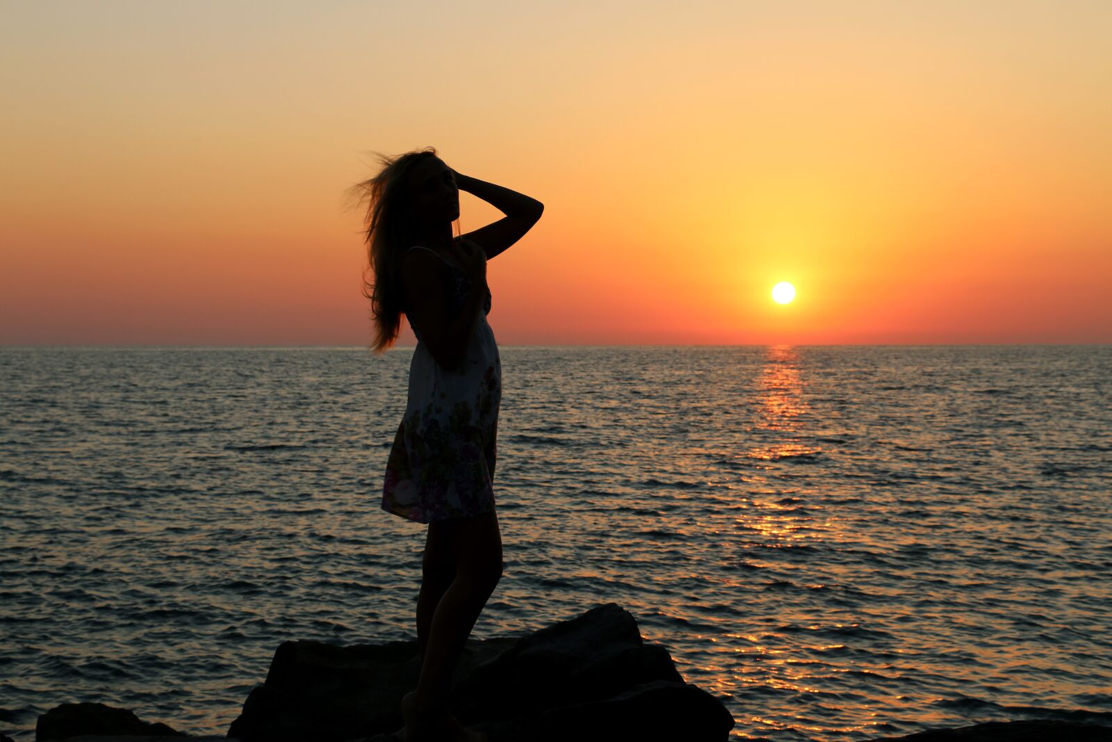 Canon EOS 70D sample photo. Sunset, sun, twilight photography