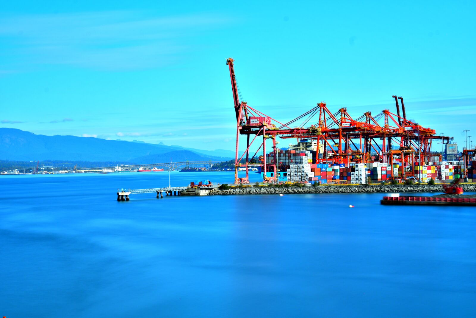 Nikon D7500 sample photo. Ship port, cargo ship photography