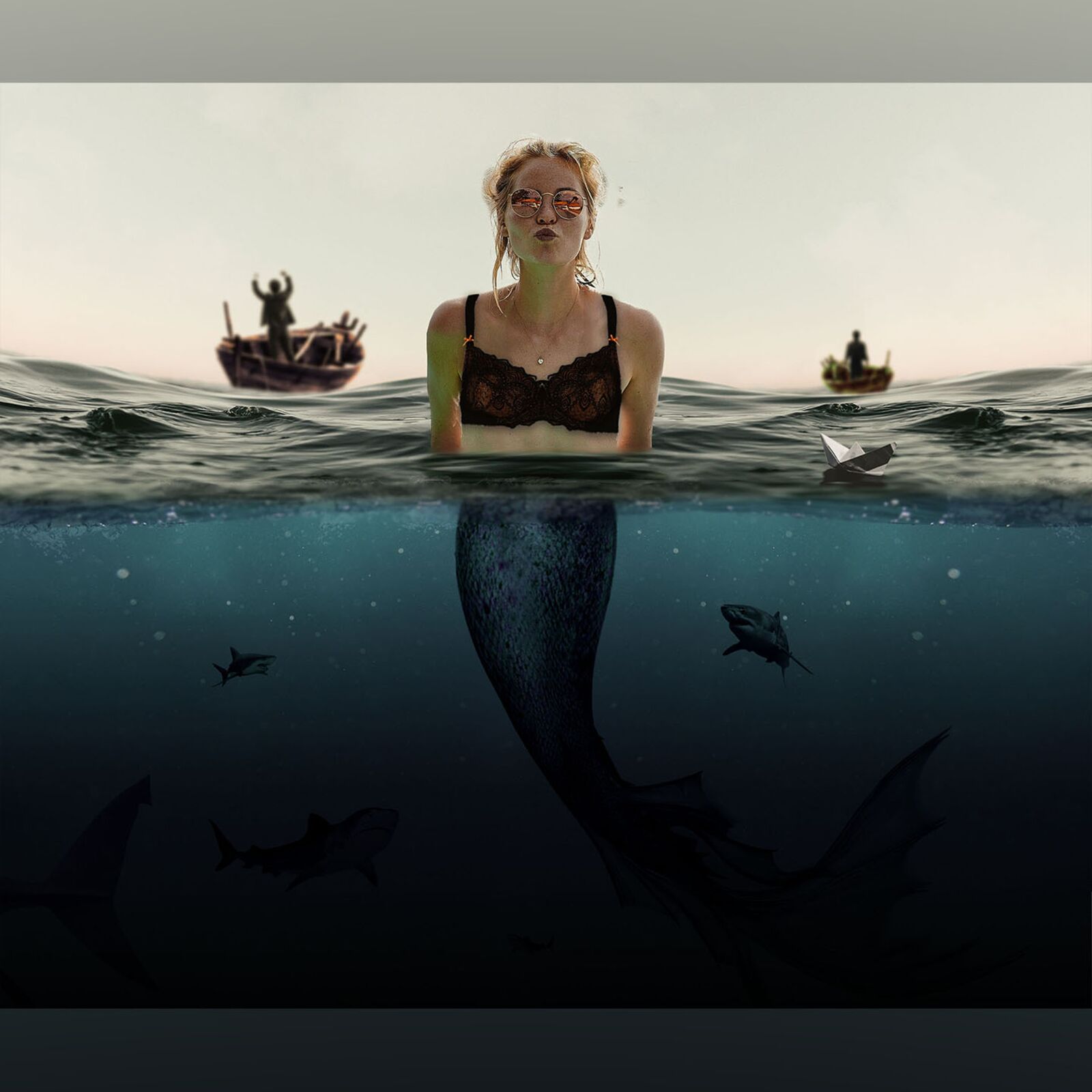 Nikon D7000 sample photo. Mermaid, sea, water photography