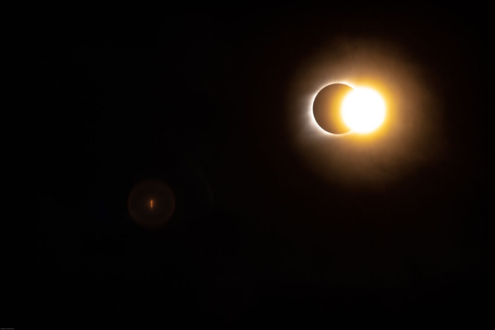 Canon EF 70-200mm F2.8L USM sample photo. Solar eclipse, 2017, corona photography
