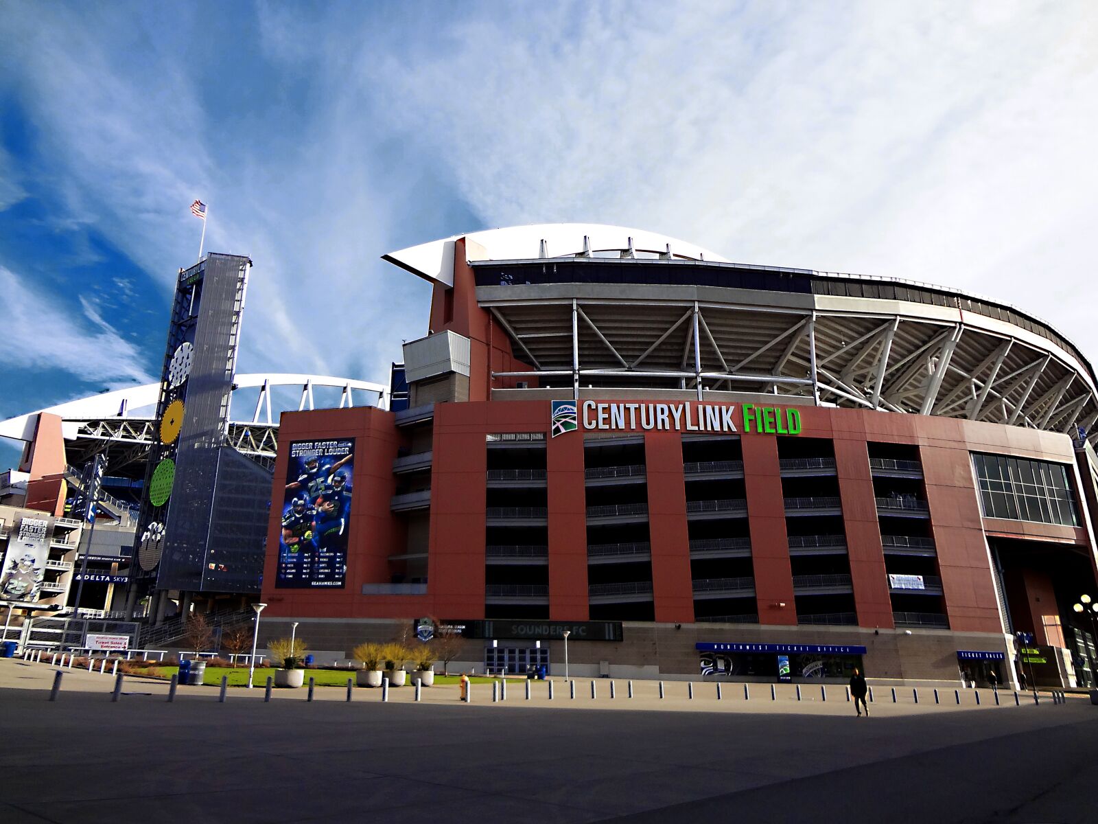 Sony Cyber-shot DSC-WX50 sample photo. Century link field, stadium photography
