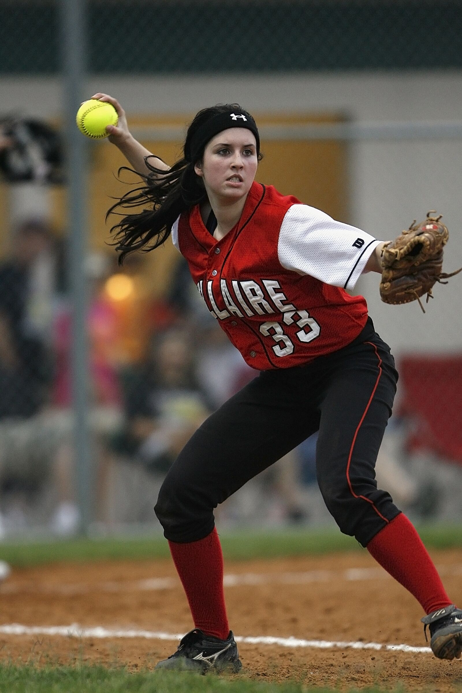 Canon EOS-1D Mark II N sample photo. Softball, player, female photography