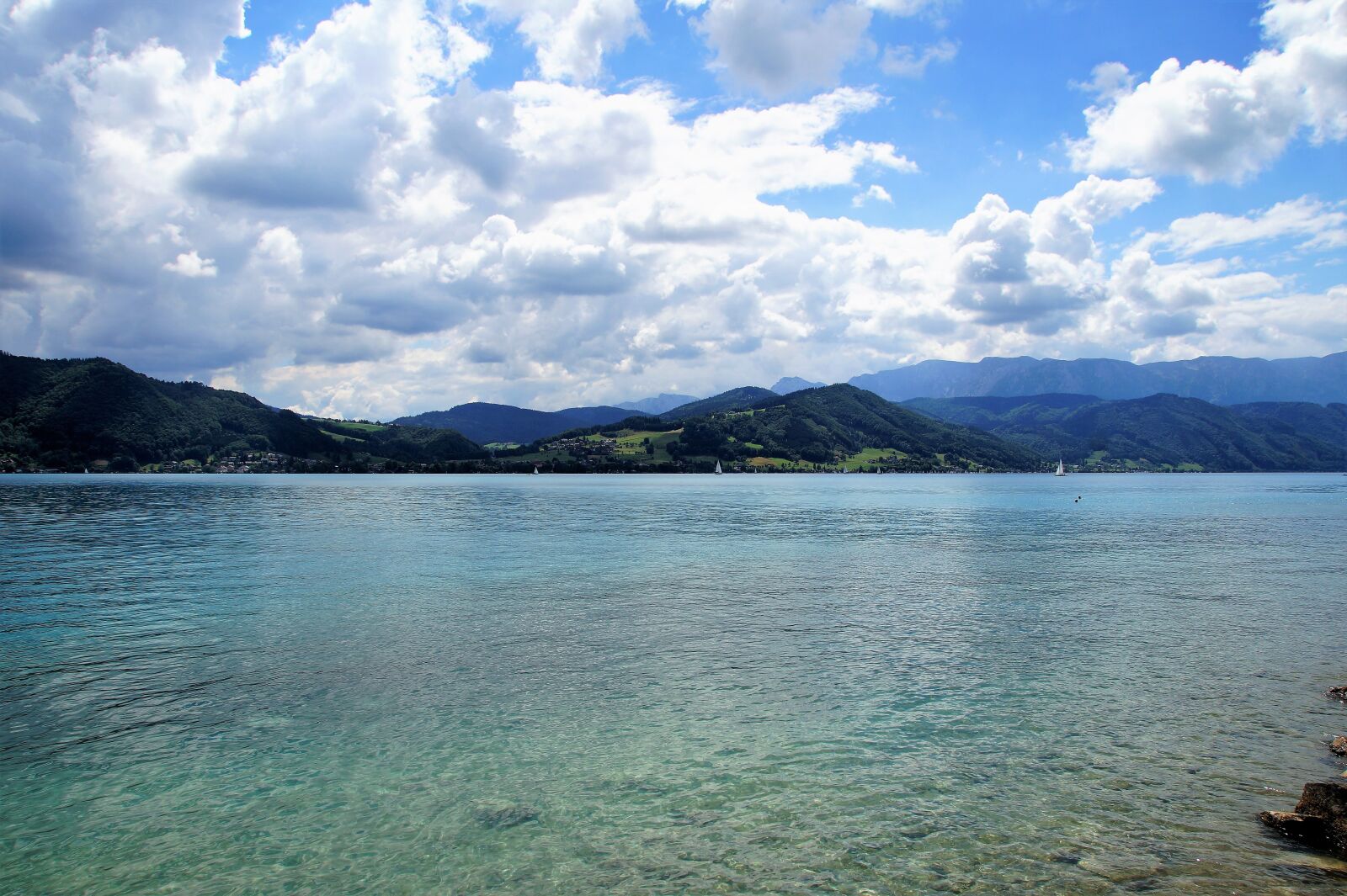 Sony SLT-A58 sample photo. Attersee, atterské lake, lake photography