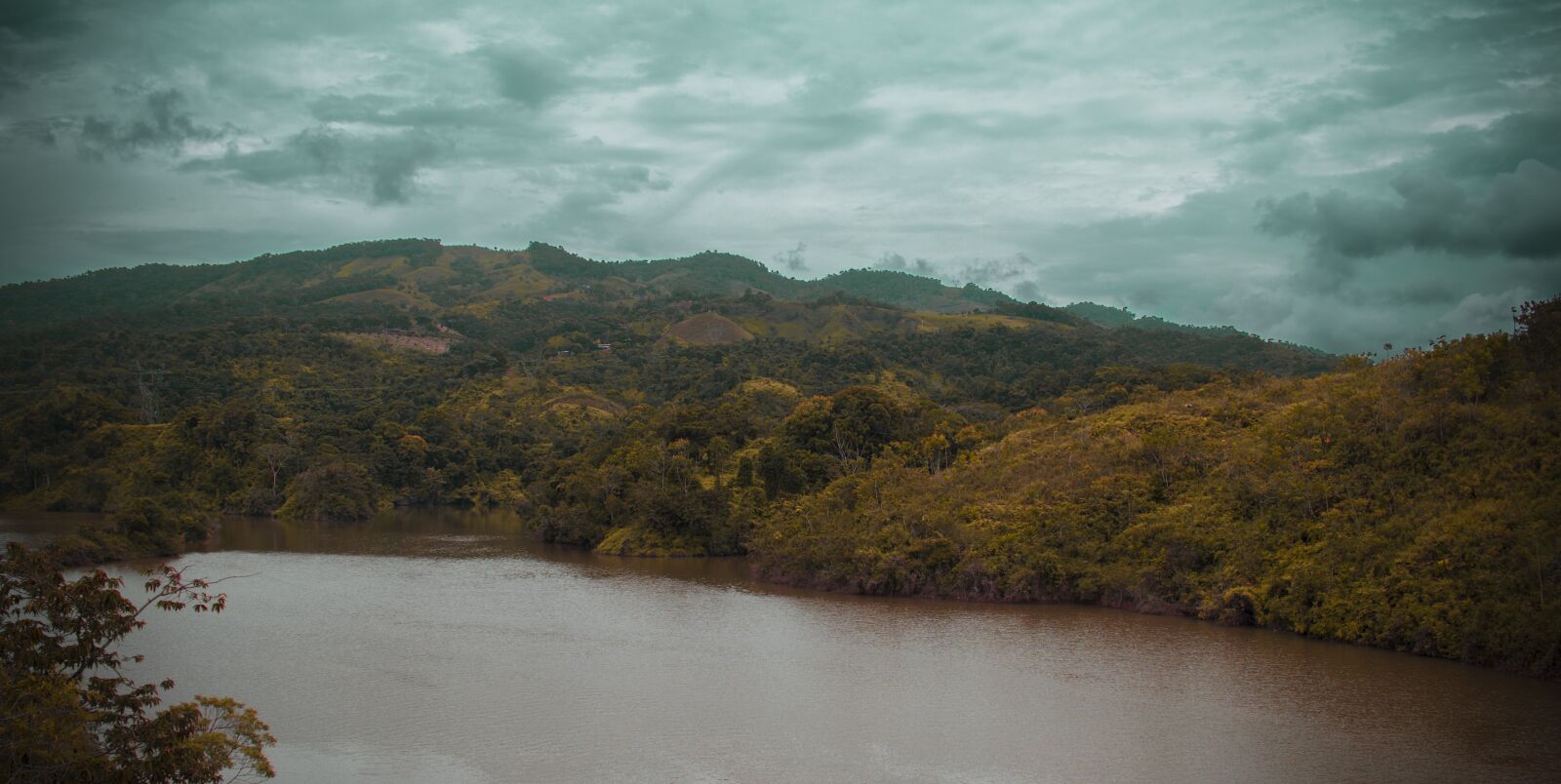 Nikon D3200 sample photo. River, mountains, sky photography
