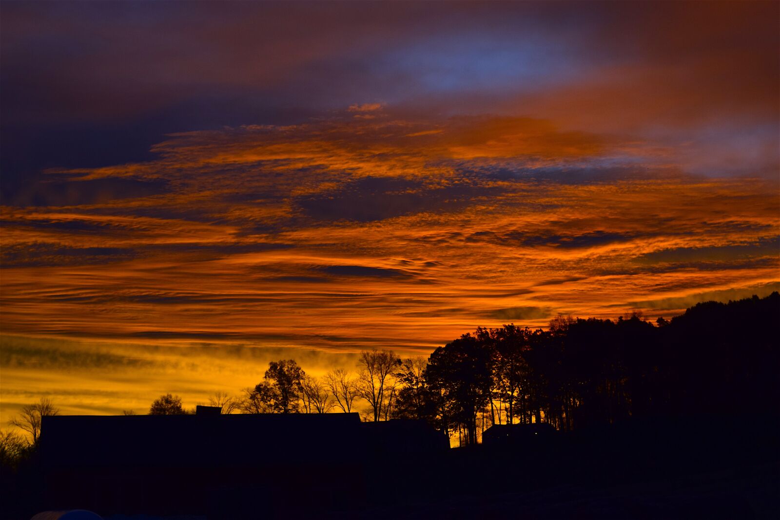 Nikon D3300 sample photo. Sunrise, sky, silhouette photography